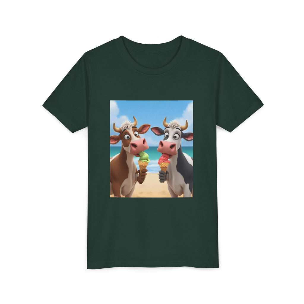 Beachy Cow Youth Short Sleeve Tee