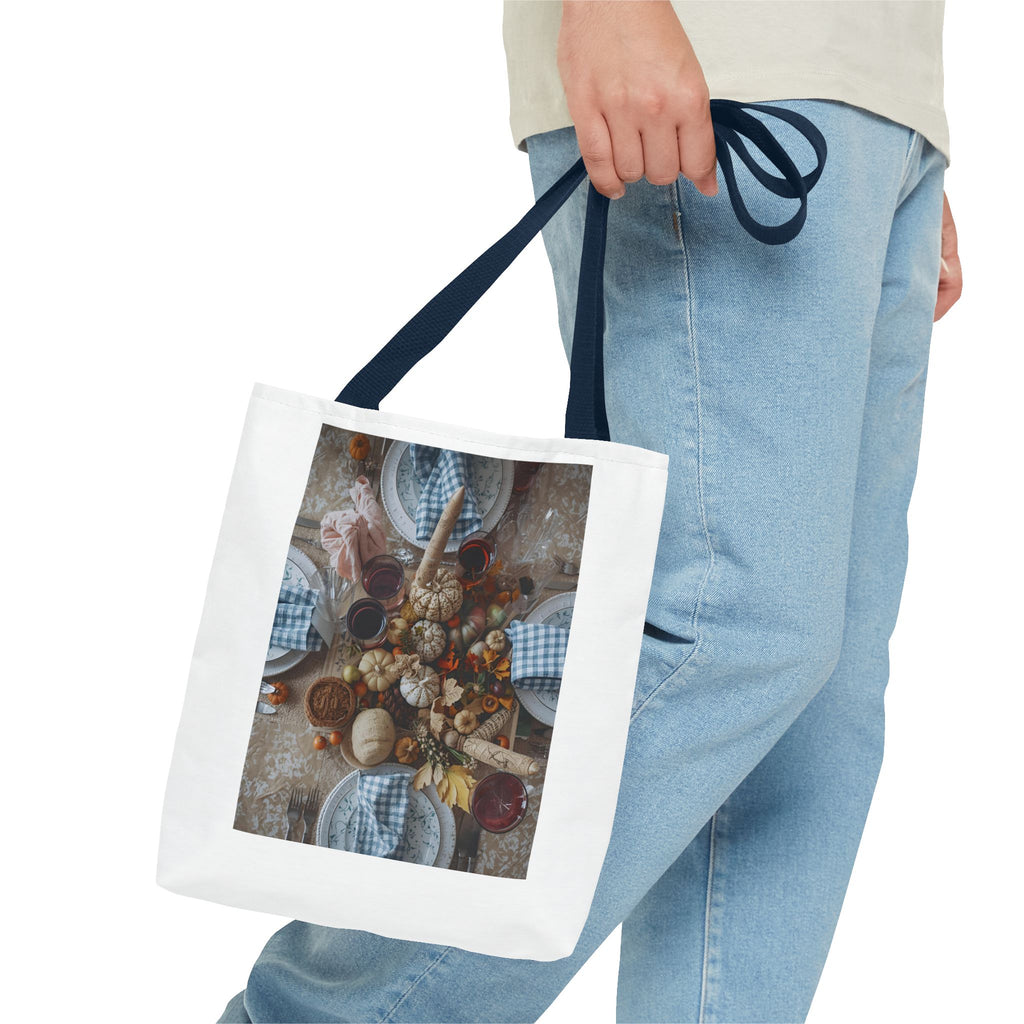 Rustic Gatherings Tote Bag, Versatile Shopping Tote, Bohemian Style Purse, Perfect for Farmers Markets, Eco-Friendly Gift