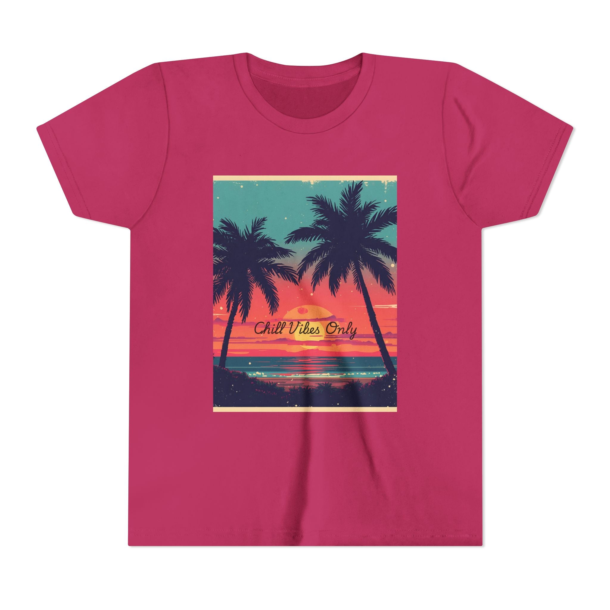 Tropical Sunset Youth Short Sleeve Tee