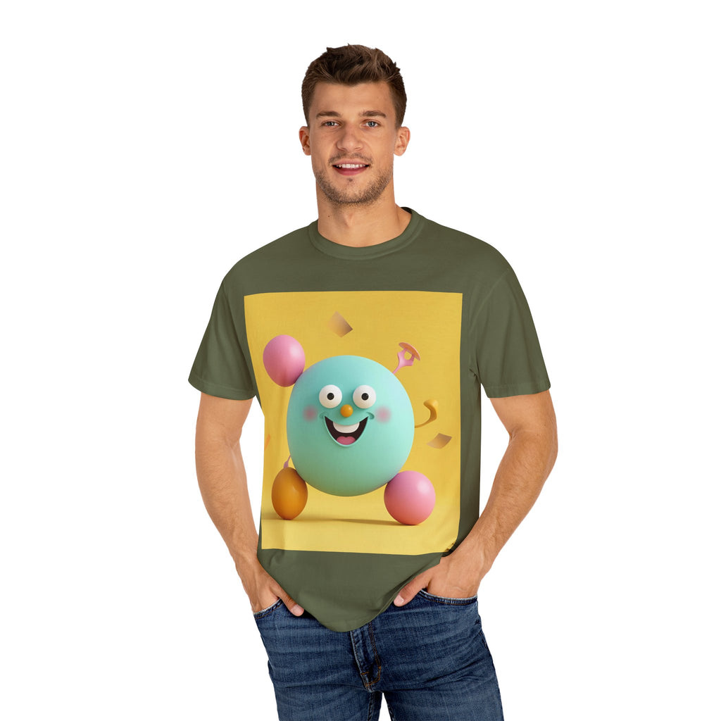 Playful Colorful Cartoon T-Shirt for Fun-Loving Souls, Graphic Tee, Gift for Kids & Adults, Birthday Party Outfit, Casual Wear, Housewarming Gift