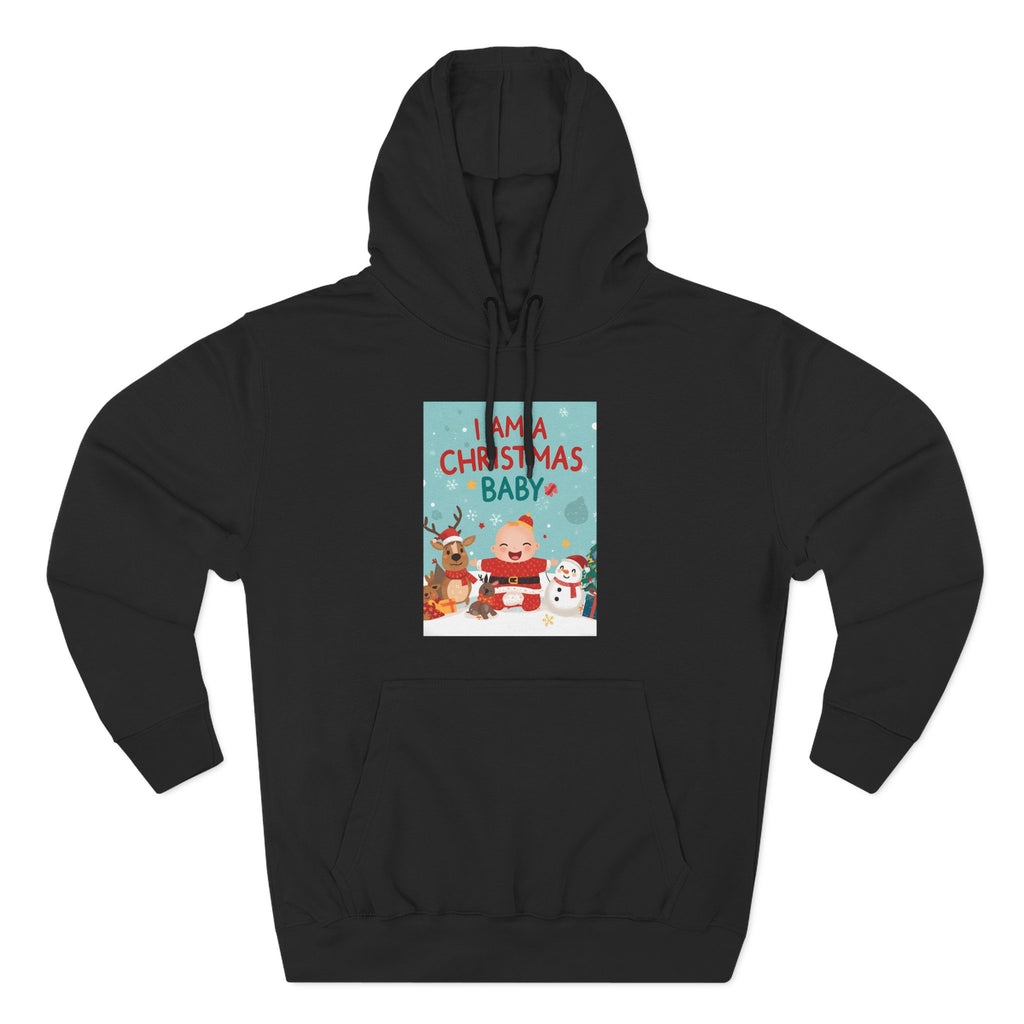 Chrstmas Three-Panel Fleece Hoodie