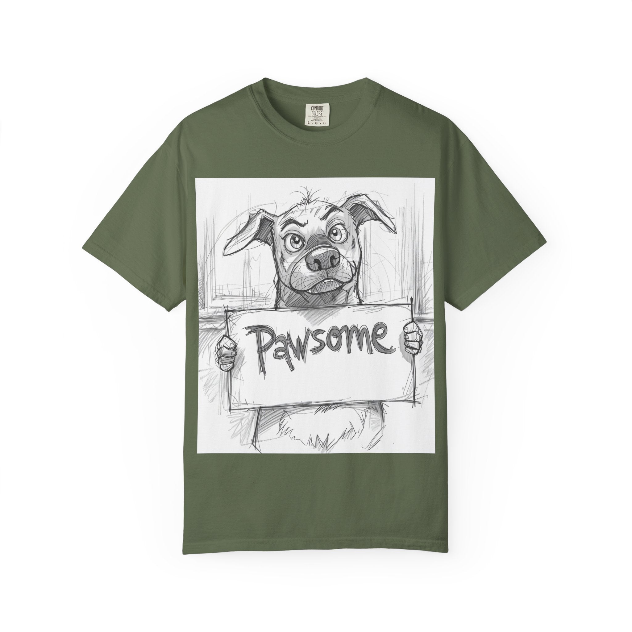 Pawsome Pet Lover T-Shirt, Dog Graphic Tee, Animal Lover Gift, Casual Wear, Unique Style, Pet Adoption Shirt