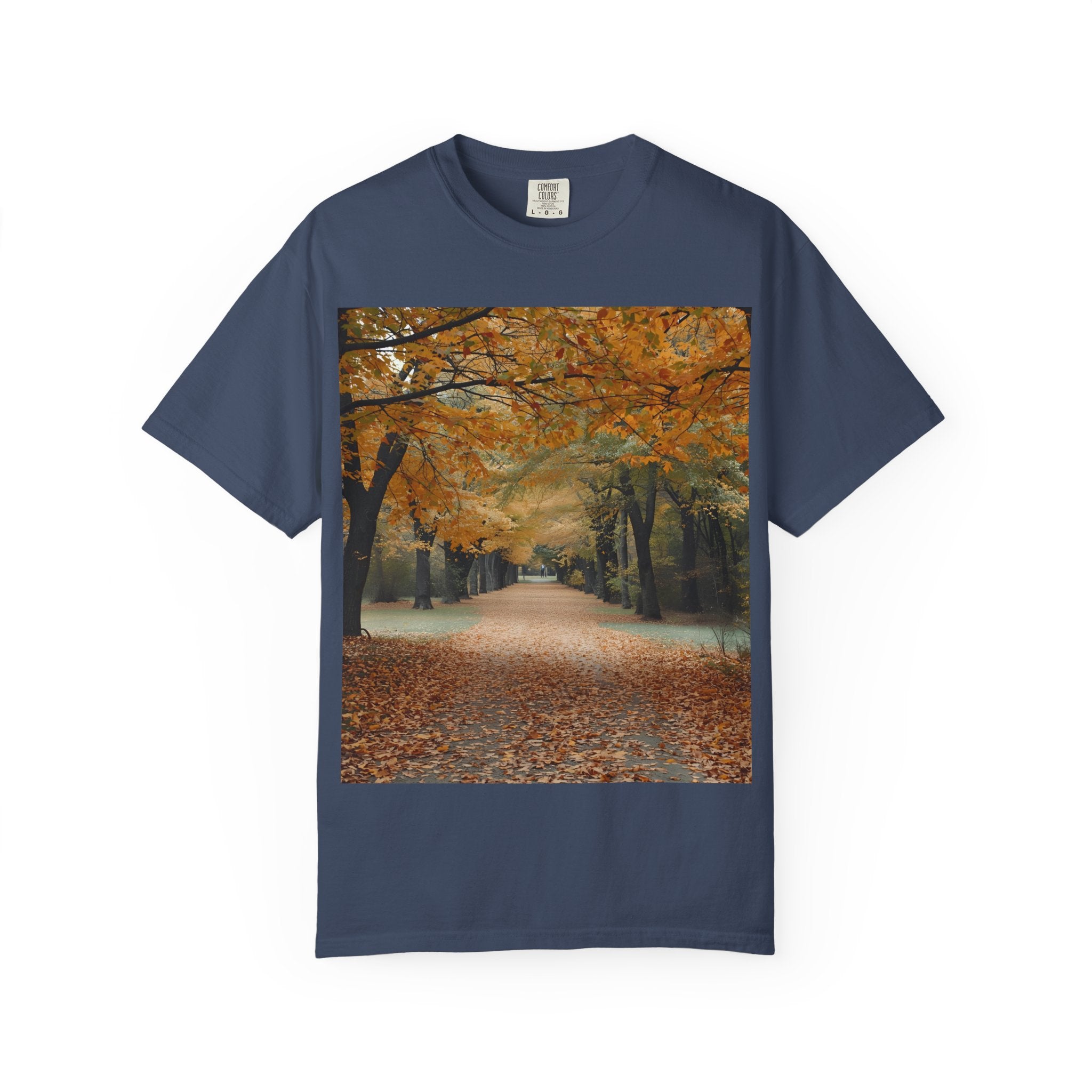 Autumn Pathways Unisex T-Shirt - Cozy Fall Vibes, Nature Lover's Tee, Seasonal Style, Perfect for Thanksgiving, Outdoors Events