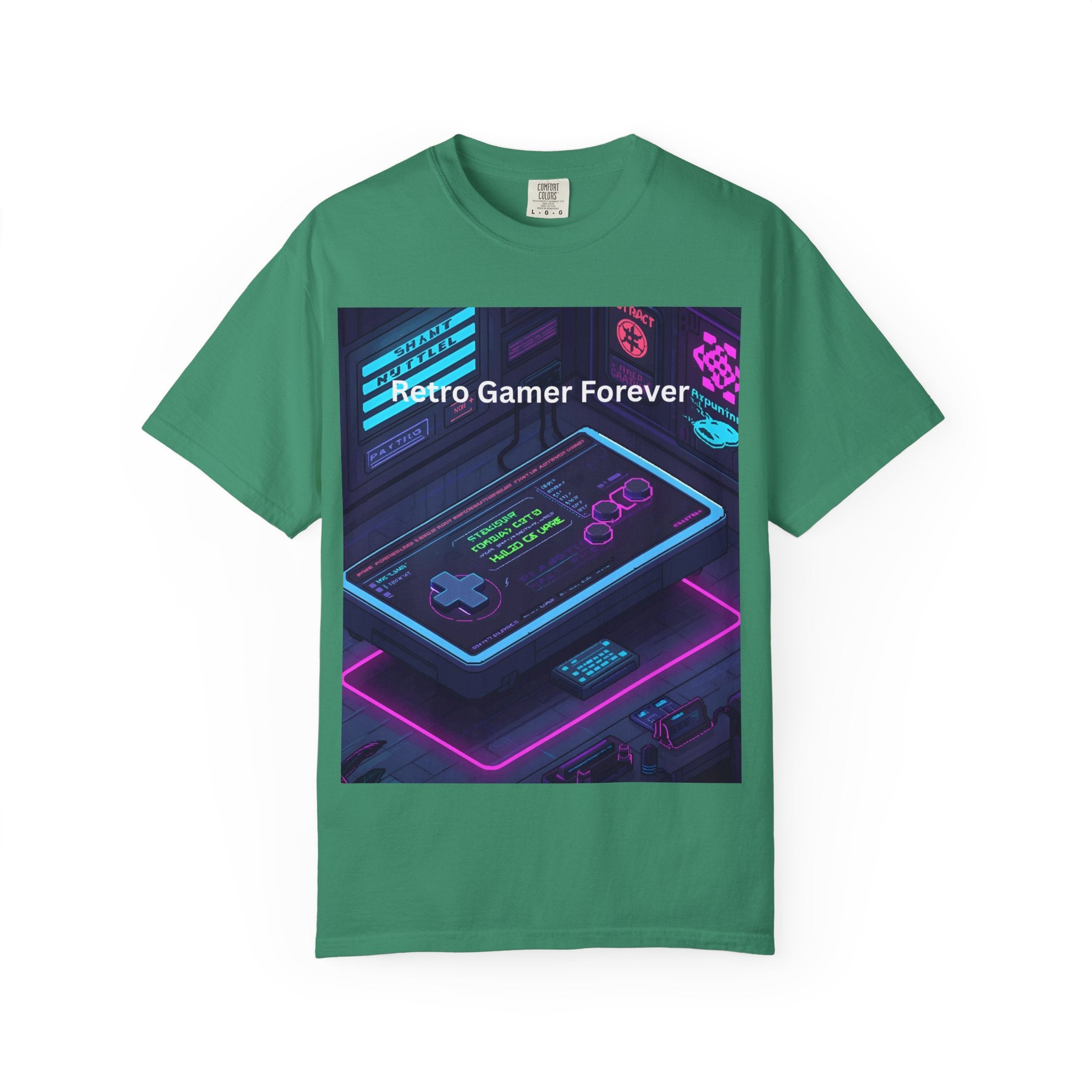 Retro Game Controller Unisex Garment-Dyed T-shirt
