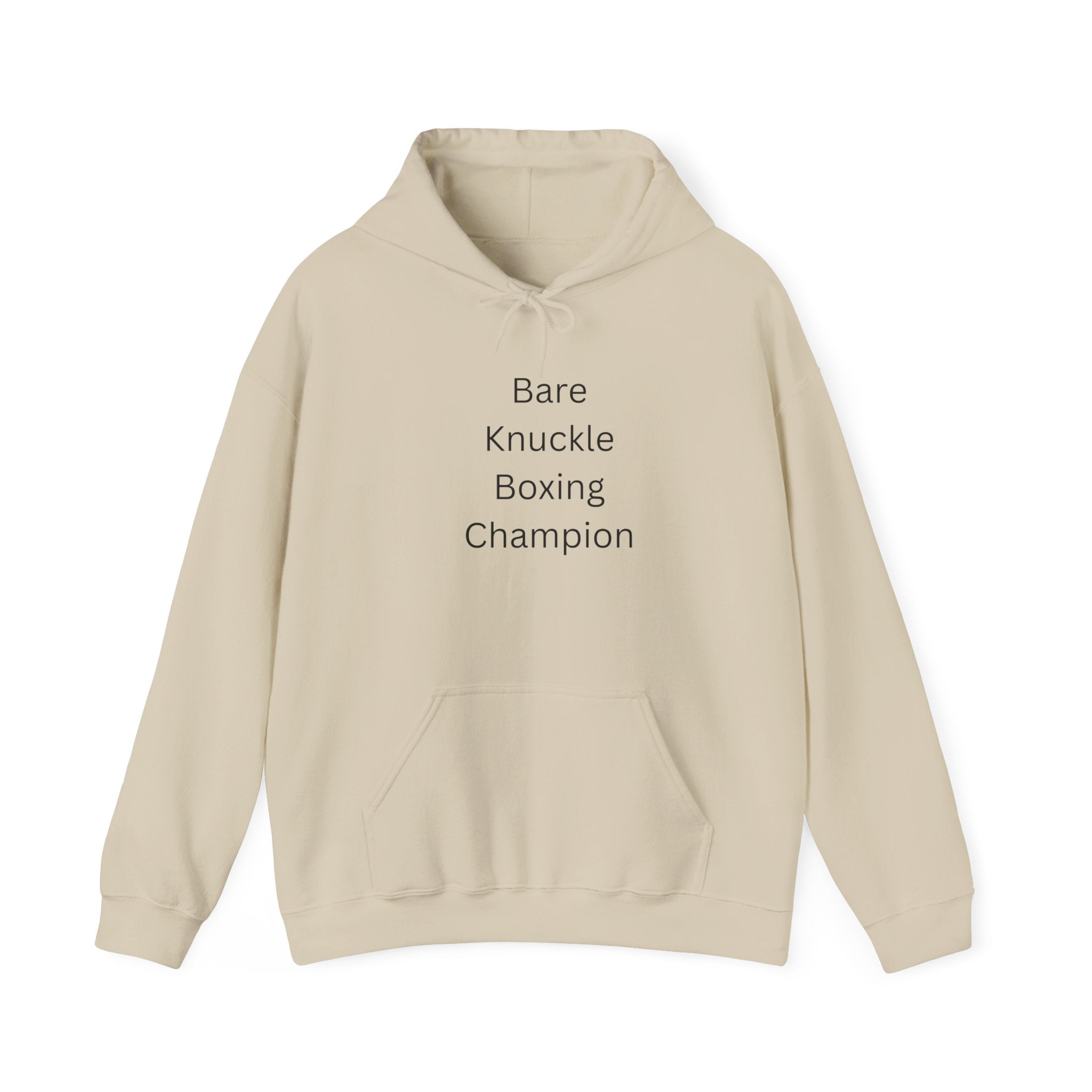Bare Knuckle Boxing Champion Hoodie | Unisex Sweatshirt, Gift for Boxers, Fitness Apparel, Sportswear, Boxing Champion Merchandise