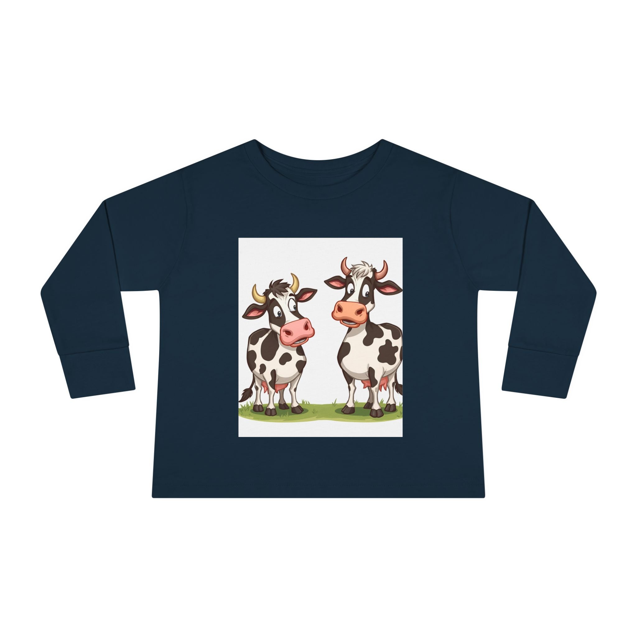 Cute Cows Toddler Long Sleeve Tee
