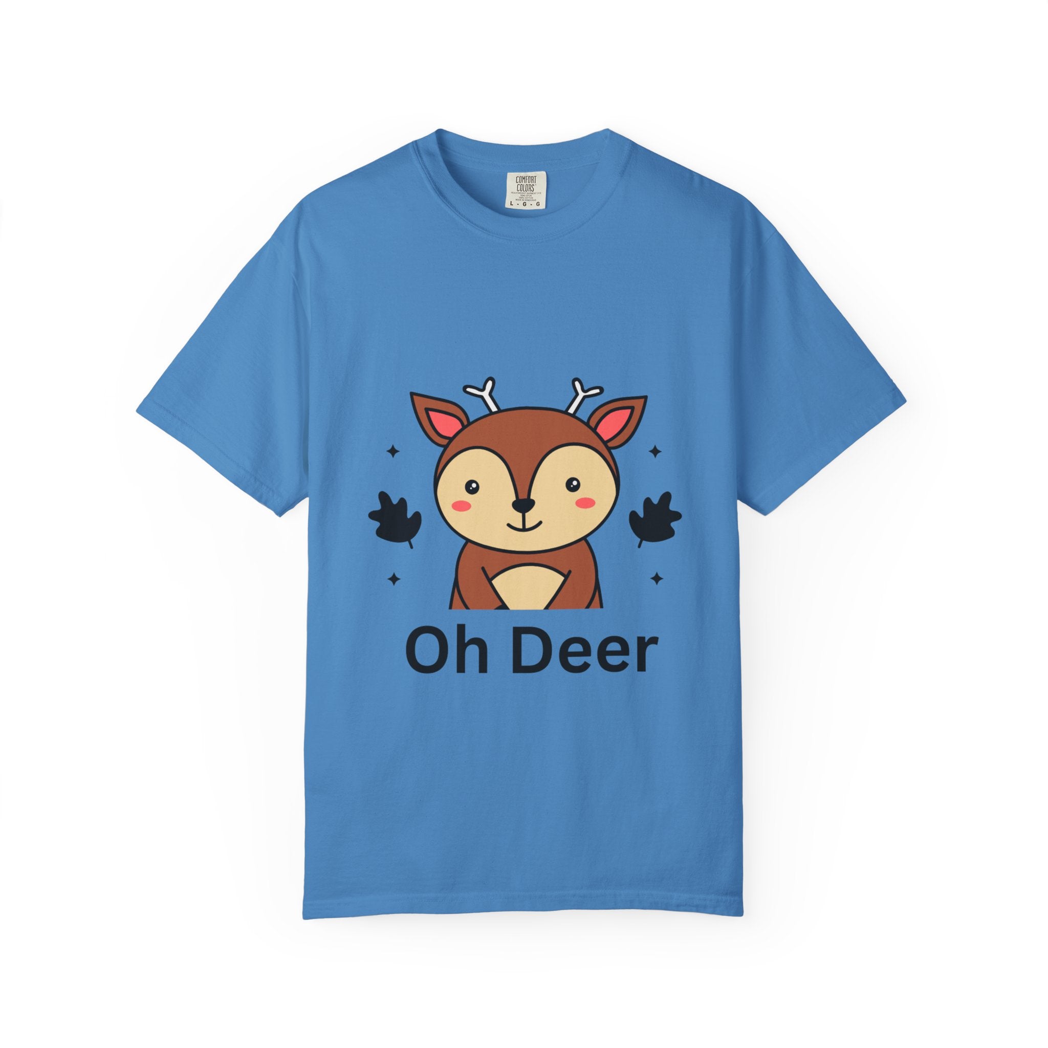 Cute Animal Graphic T-Shirt, Oh Deer Tee, Gift for Animal Lovers, Funny Shirt for Family, Casual Wear, Unisex Fashion
