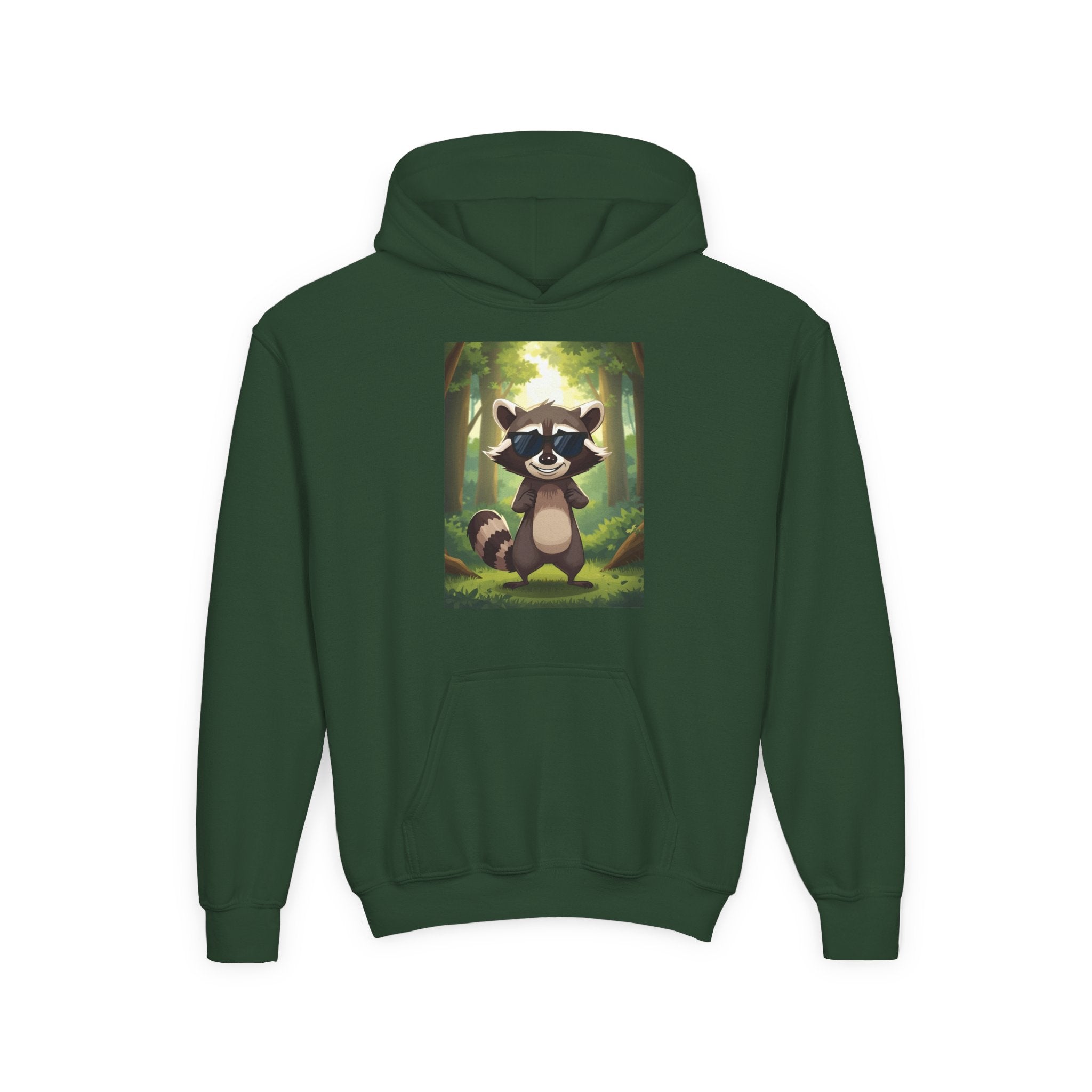 Raccoon Youth Heavy Blend Hooded Sweatshirt