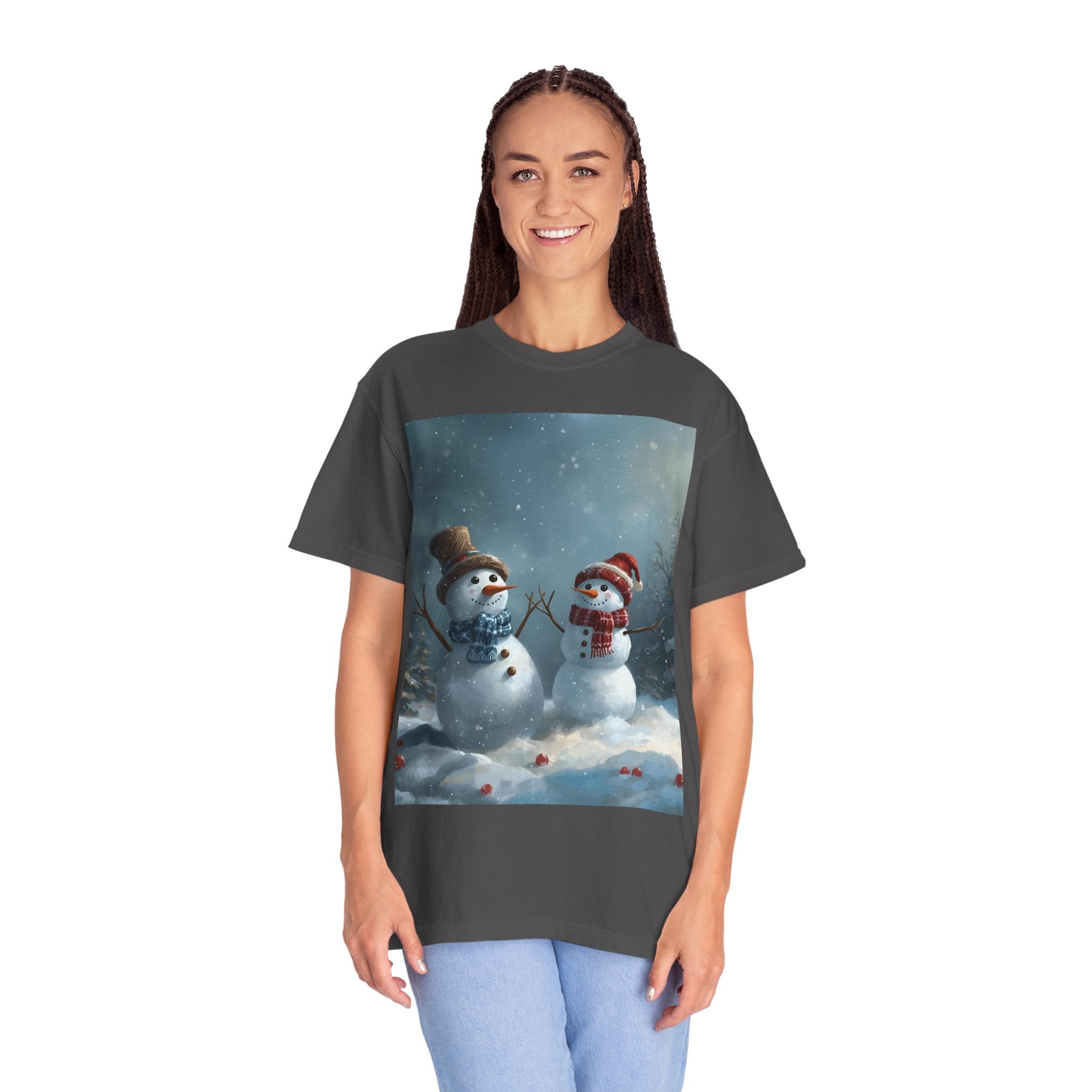 Christmas Winter Wonderland Snowman T-Shirt | Cozy Holiday Tee, Christmas Gift, Unisex Apparel, Seasonal Fashion, Winter Vibes