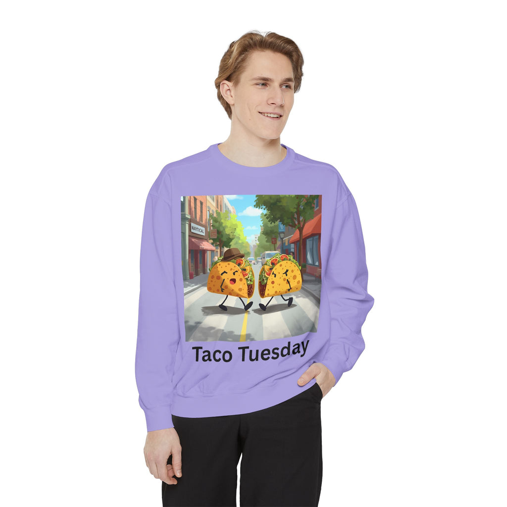 Taco Tuesday Unisex Garment-Dyed Sweatshirt