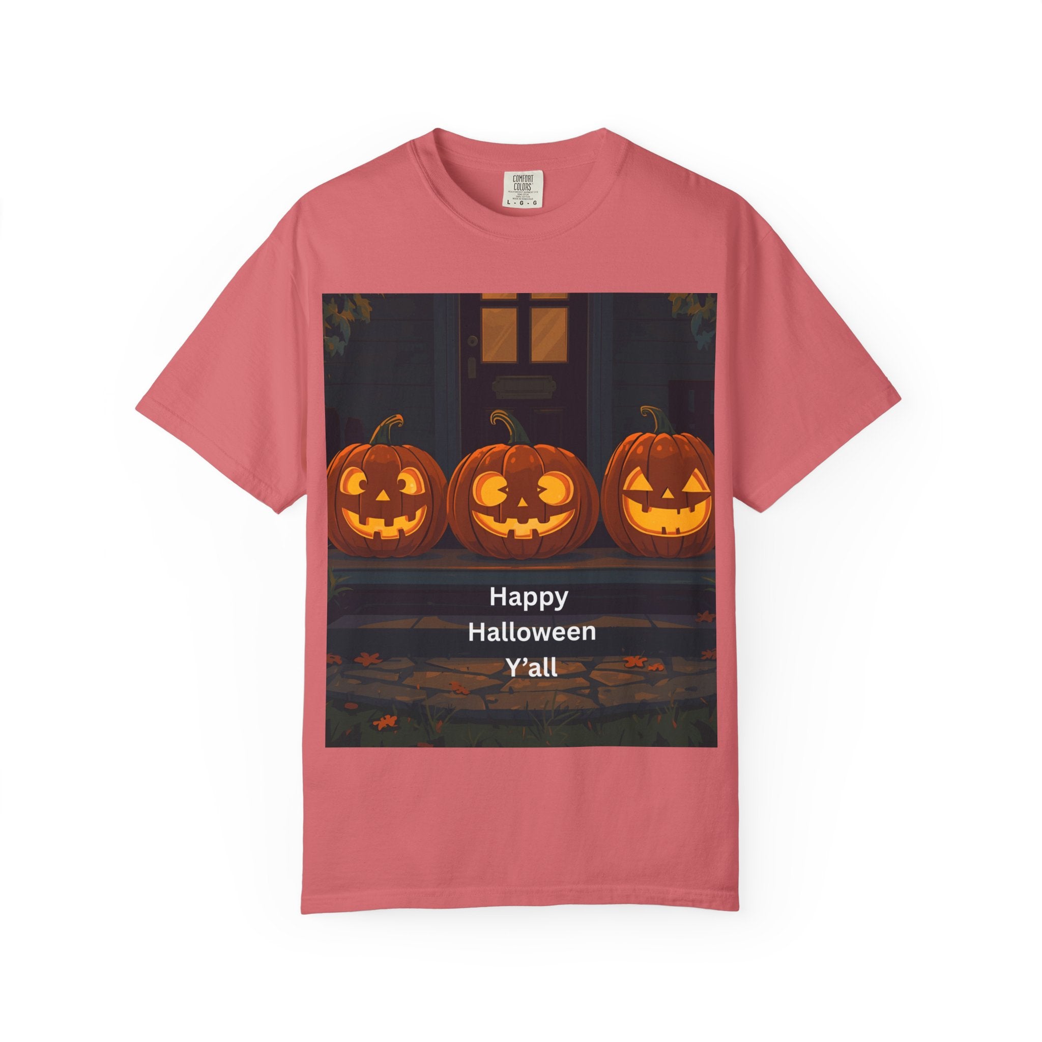 Happy Halloween Pumpkin Unisex T-shirt, Spooky Season Tee, Fall Festival Shirt, Pumpkin Graphic Top, Halloween Gift for Him/Her