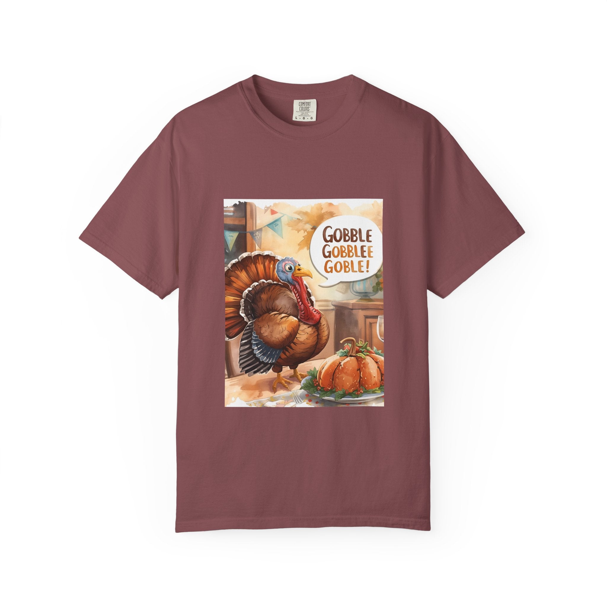 Thanksgiving Turkey T-Shirt | Gobble Gobble Graphic Tee | Fall Apparel, Holiday Gift, Casual Wear, Unisex Style, Autumn Collection