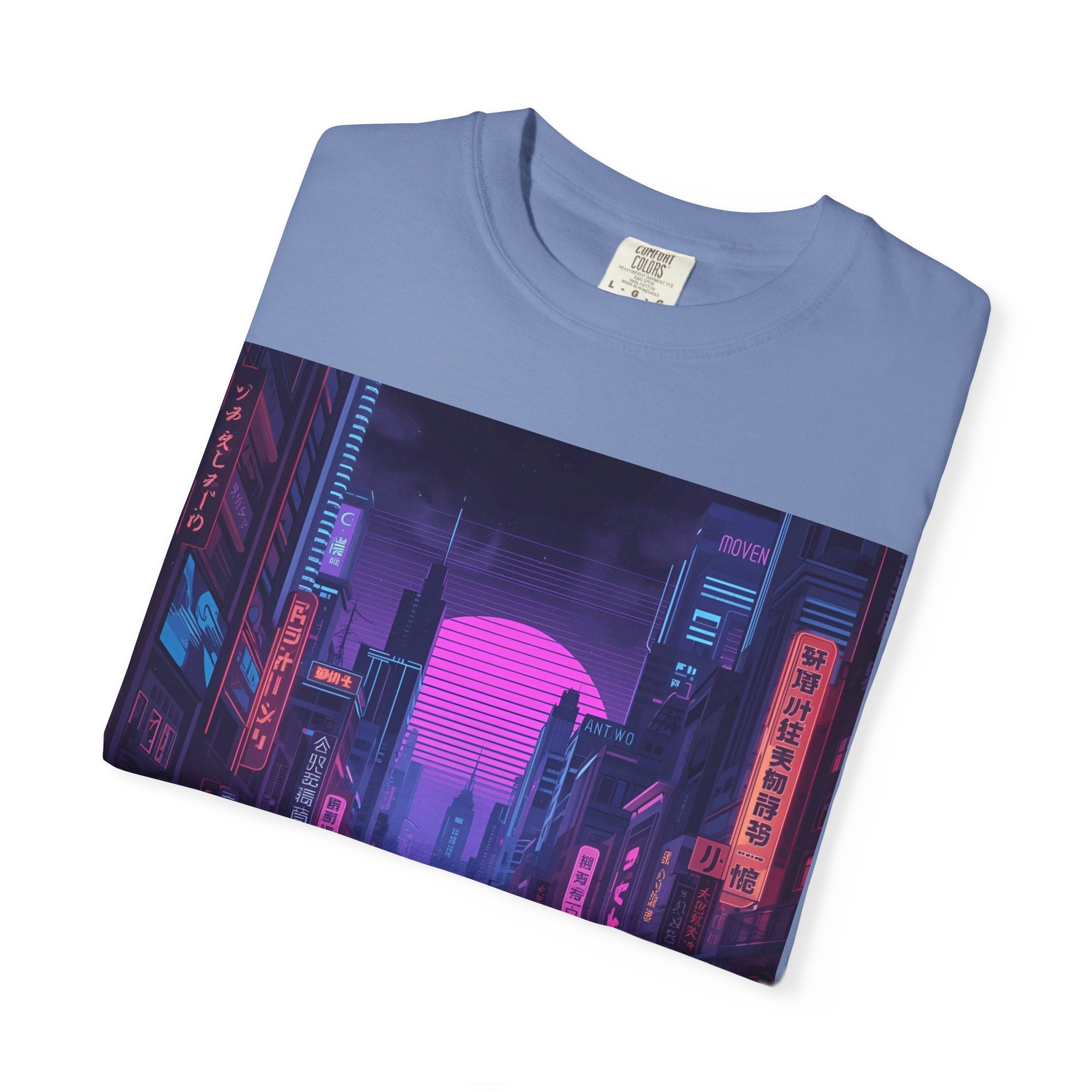 Futuristic City Unisex T-Shirt, Trendy Graphic Tee, Streetwear Style, Perfect for Gifts, Casual Wear, Summer Vibes