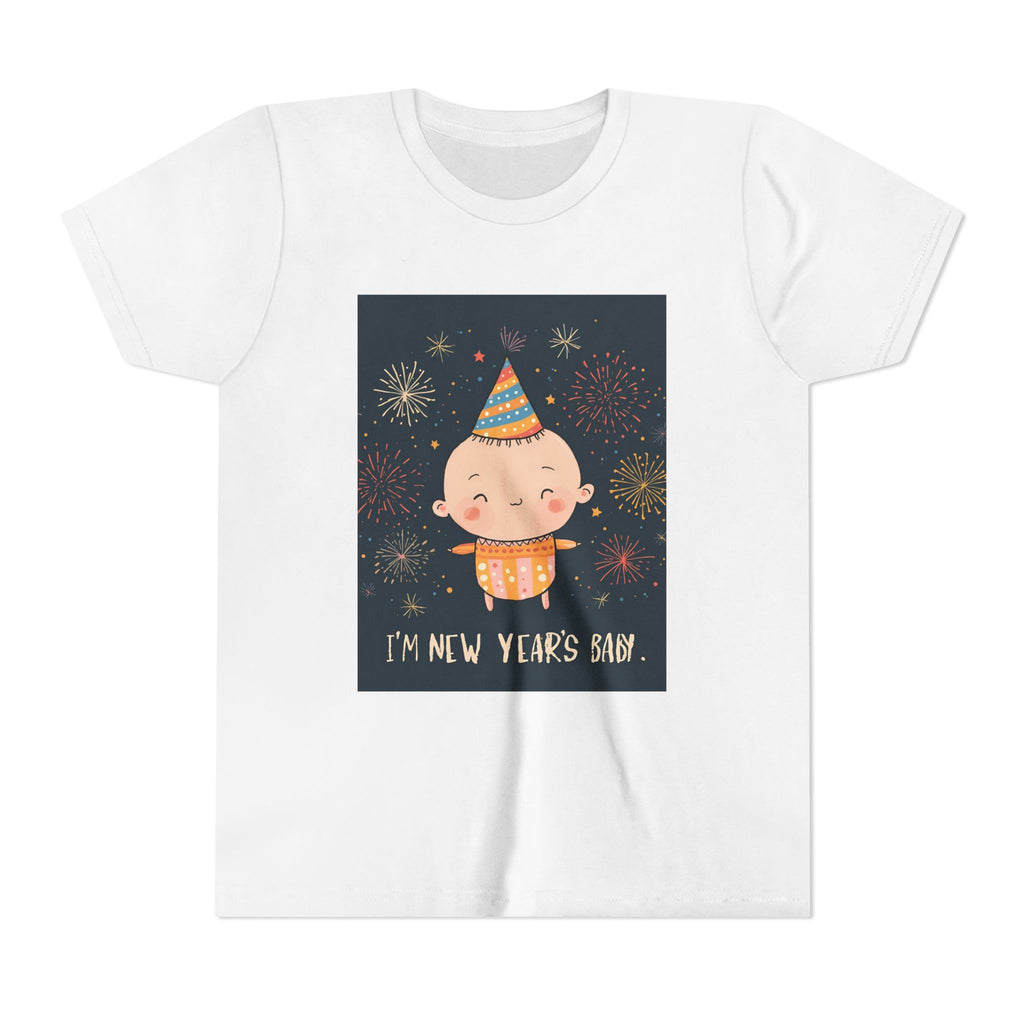 I Am A New Years Baby Youth Short Sleeve Tee