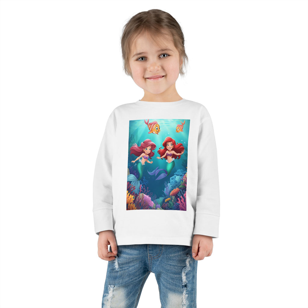 Mermaid Toddler Long Sleeve Tee