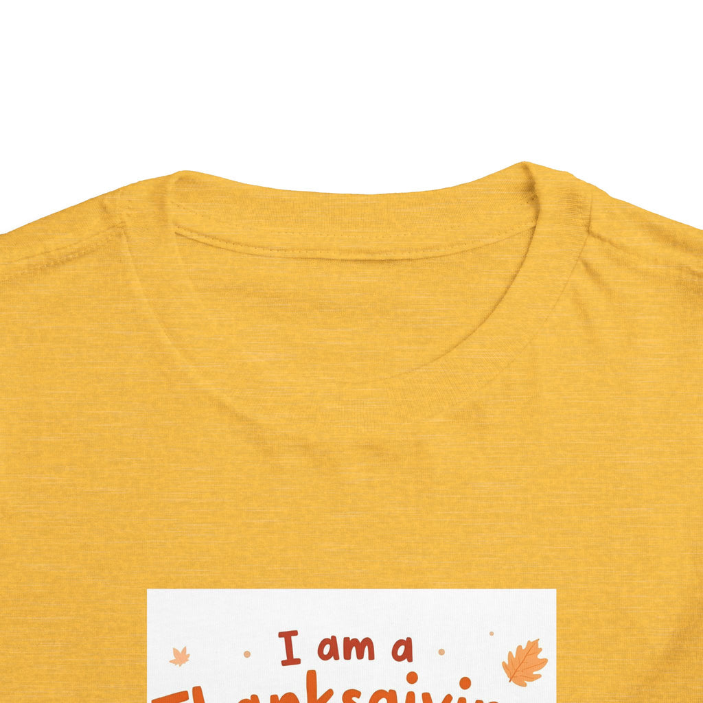 I Am A Thanksgiving Baby Toddler Short Sleeve Tee
