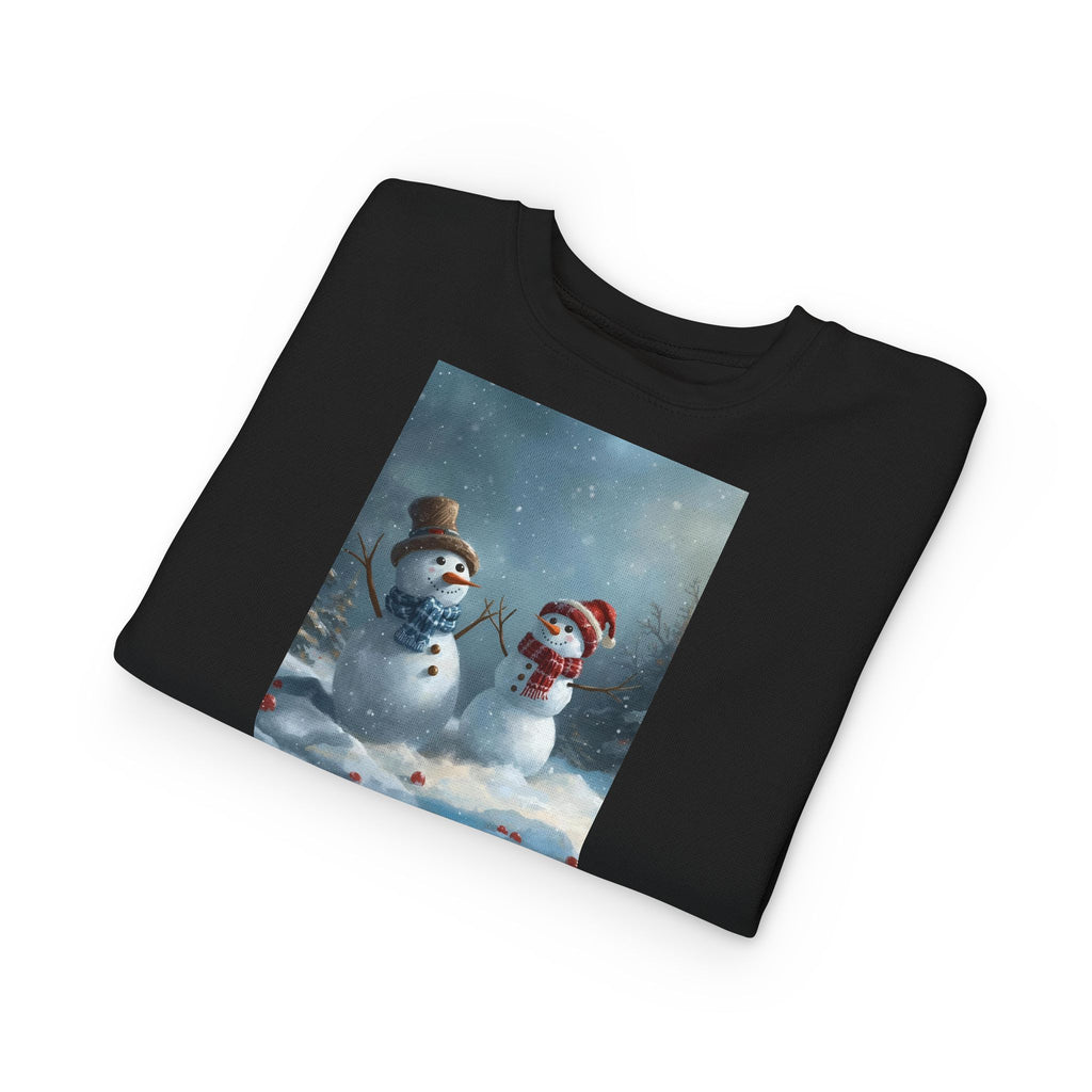 Christmas Snowman Toddler Sweatshirt