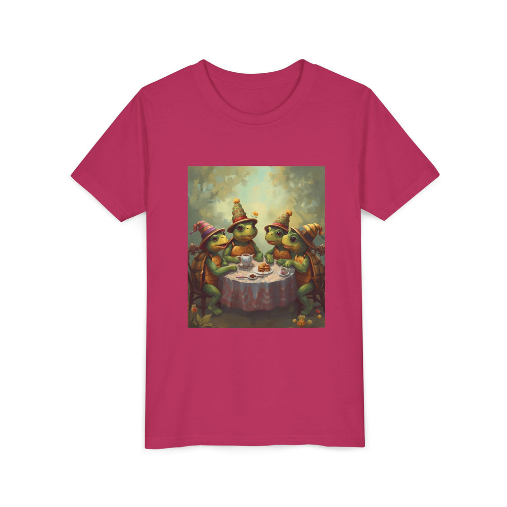 Whimsical Turtle Youth Short Sleeve Tee