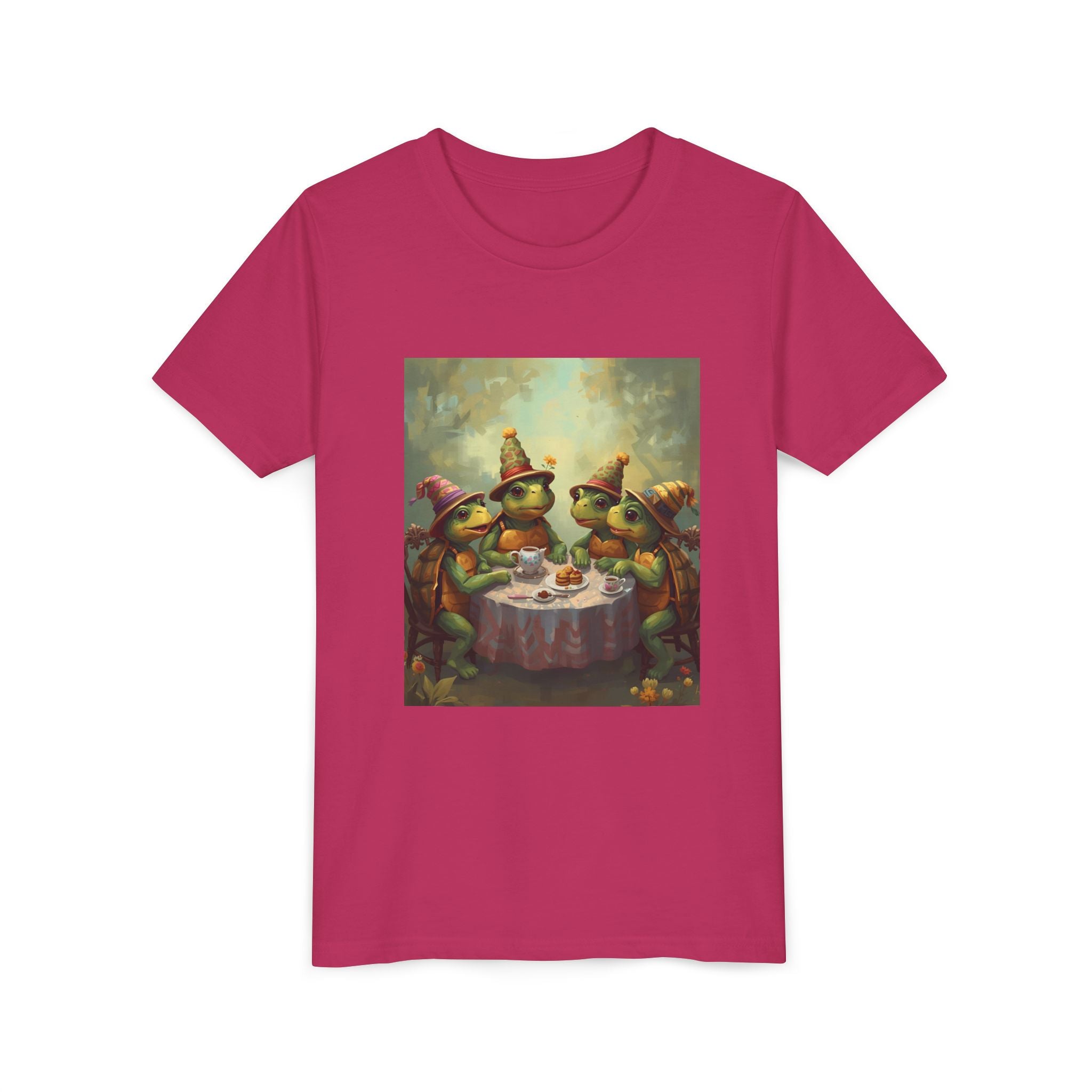 Whimsical Turtle Youth Short Sleeve Tee