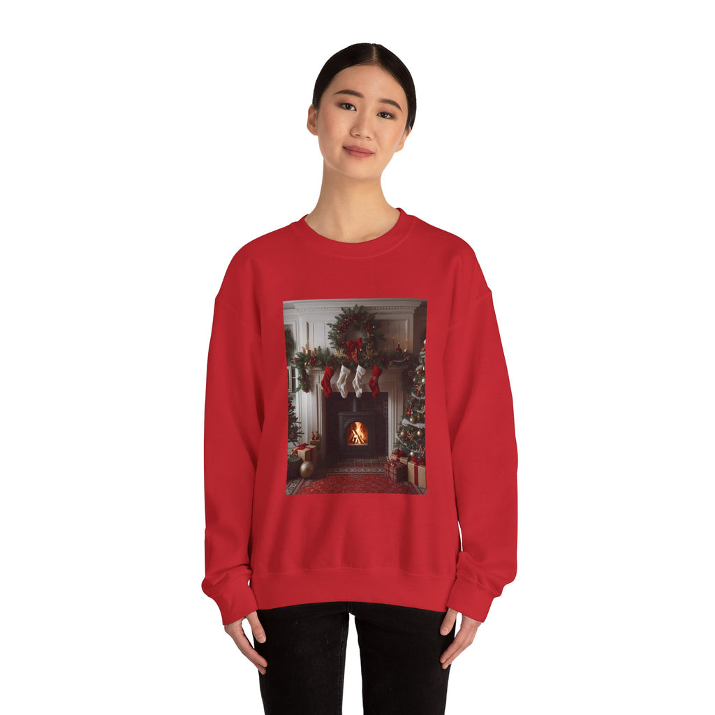 Cozy Christmas Sweatshirt, Holiday Comfort Wear, Unisex Pullover, Winter Fashion, Merry & Bright Gift, Festive Sweater