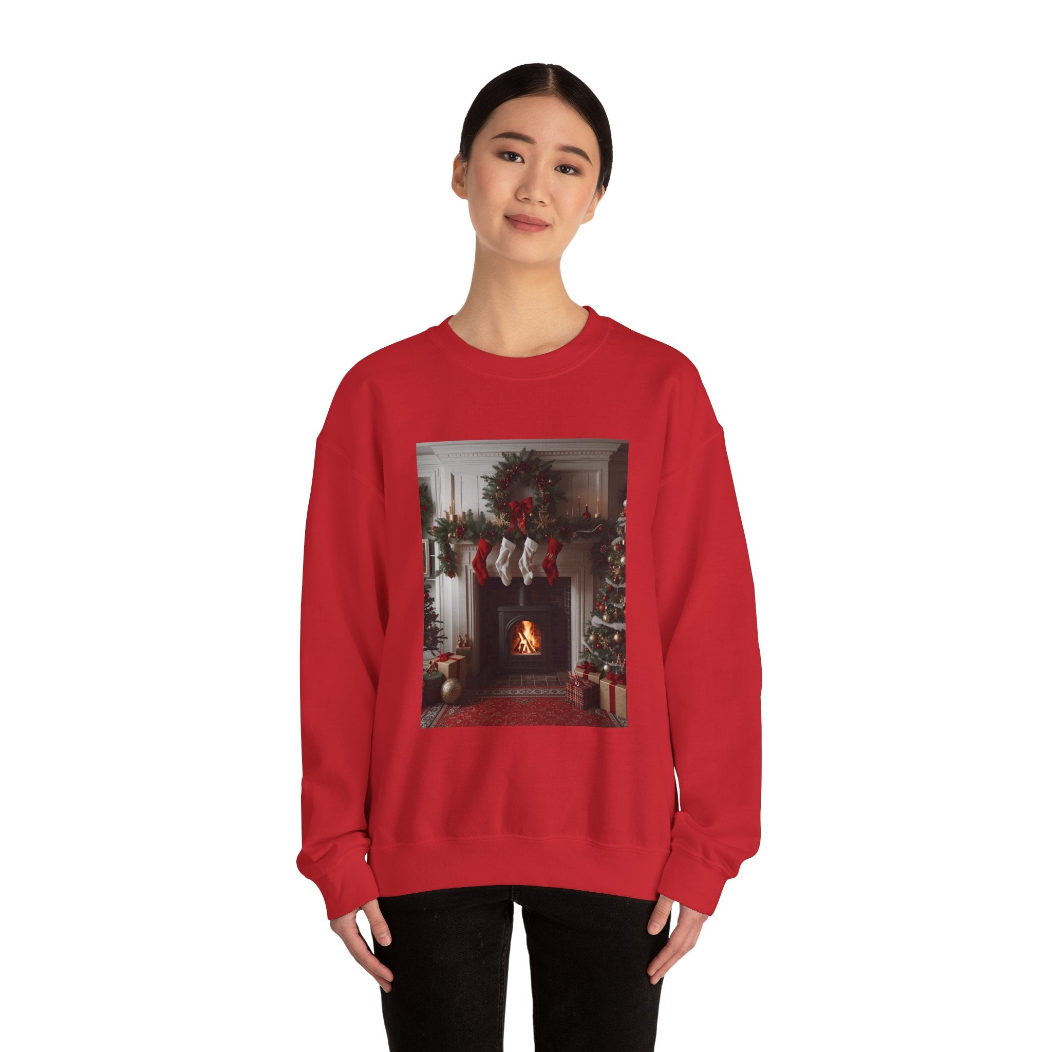 Cozy Christmas Sweatshirt, Holiday Comfort Wear, Unisex Pullover, Winter Fashion, Merry & Bright Gift, Festive Sweater