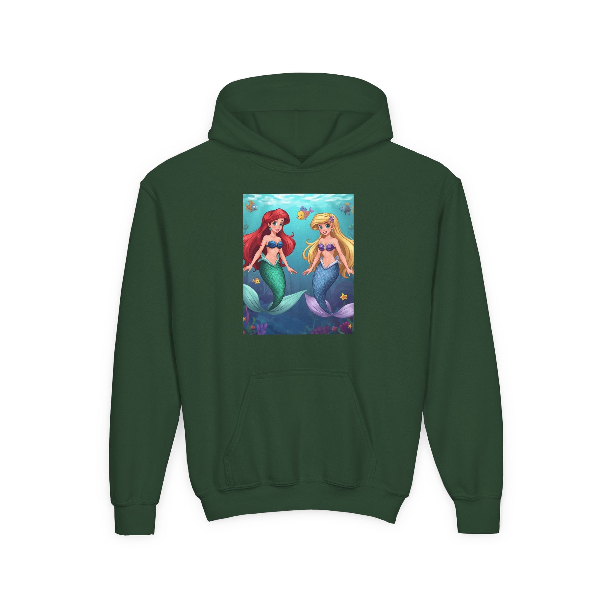 Mermaid Youth Heavy Blend Hooded Sweatshirt