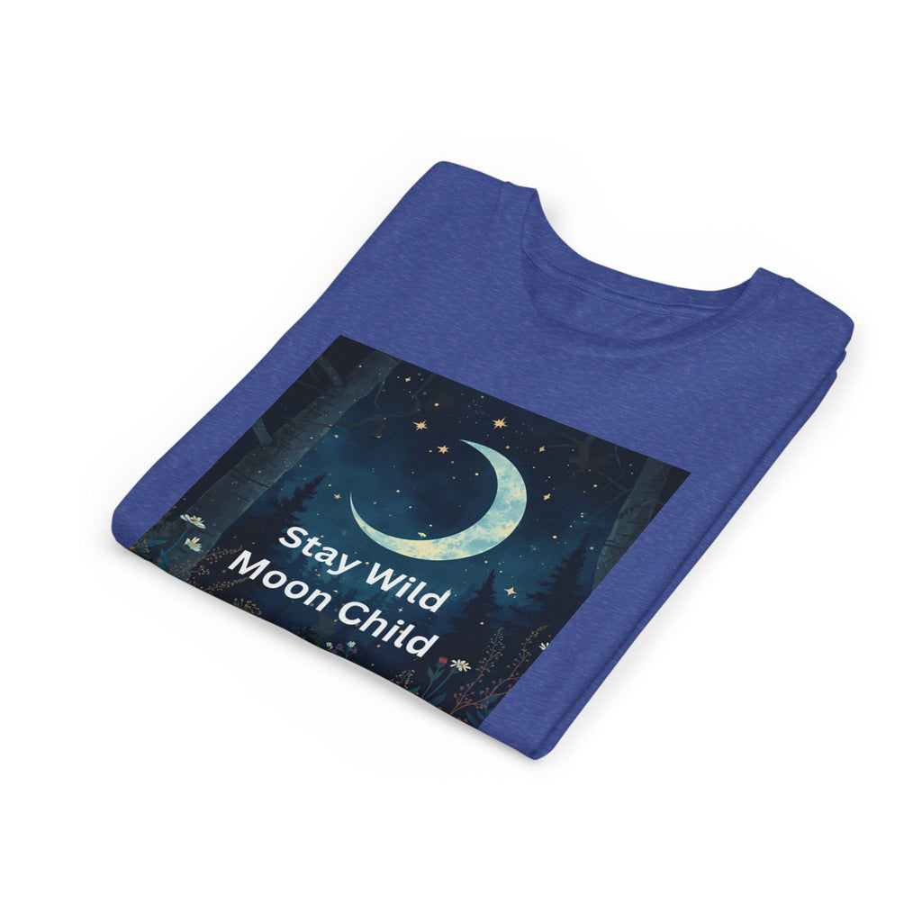 Stay Wild Moon Child Youth Tee - Adventure Tee, Nature Inspired Shirt, Cute Kids Clothing, Gift for Young Explorers, Eco-Friendly Tee
