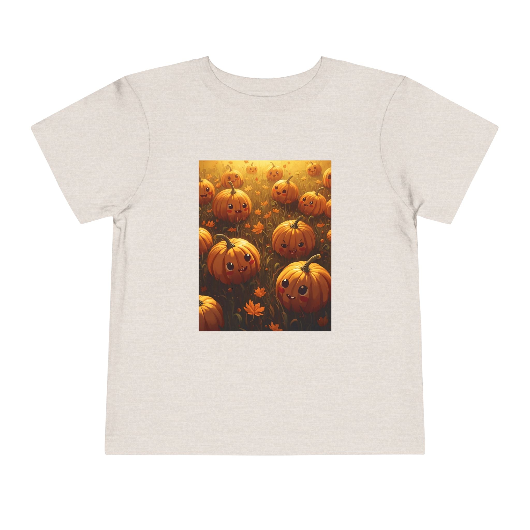 Pumpkin Halloween Toddler Tee - Cute Halloween Shirt, Fall Outfit, Pumpkin Lovers Gift, Kids Halloween Apparel, Toddler Party Tee