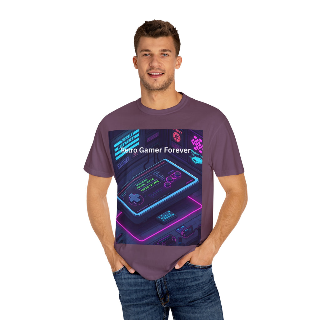 Retro Game Controller Unisex Garment-Dyed T-shirt