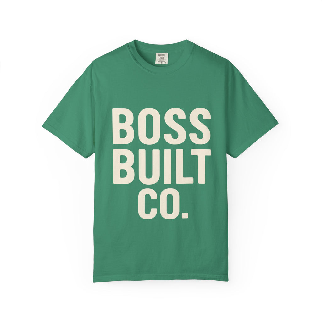 Boss Built Co. Graphic T-Shirt — Bold Logo Tee for Entrepreneurs & Makers