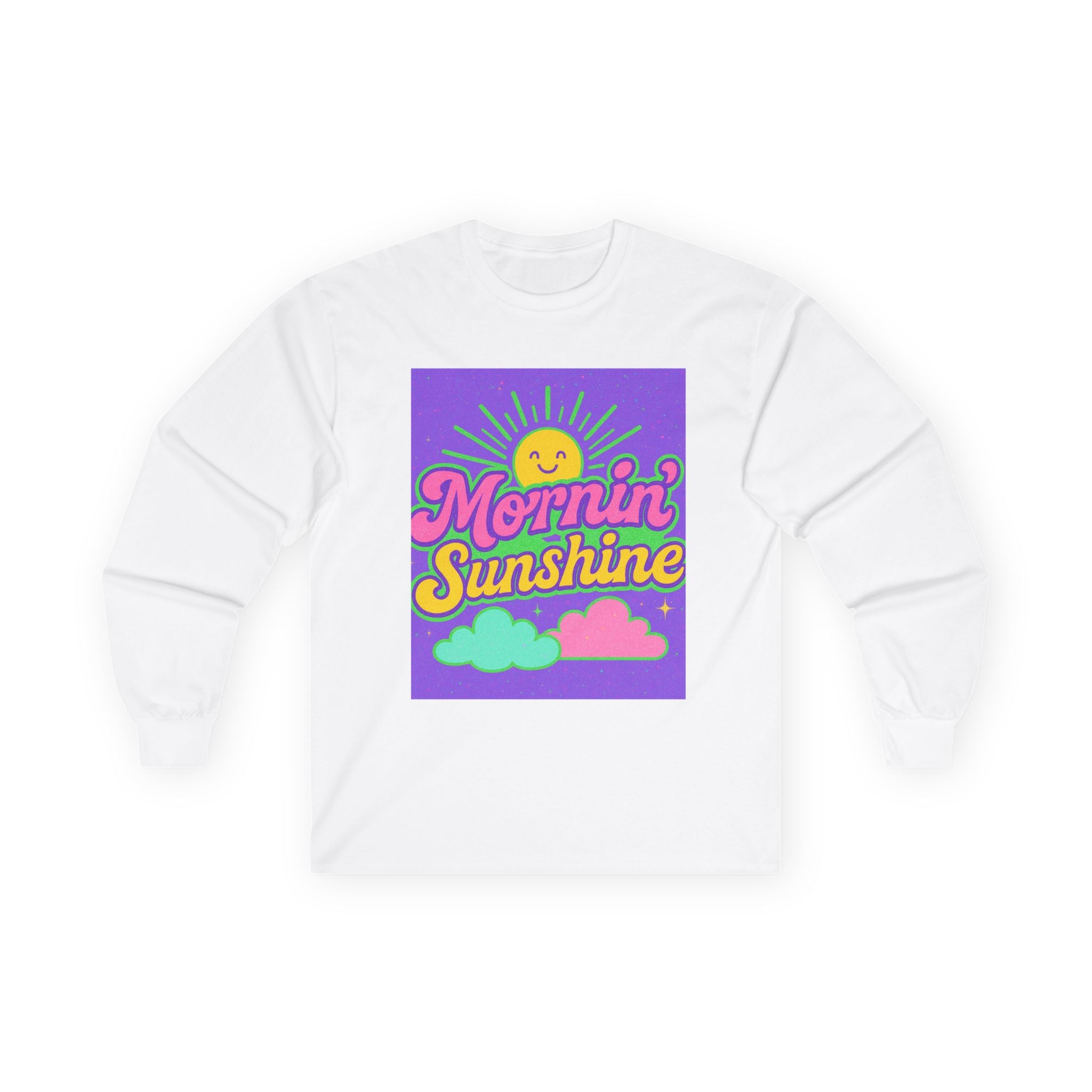 Mornin' Sunshine Long Sleeve Tee - Unisex Cotton Top for Cheerful Days