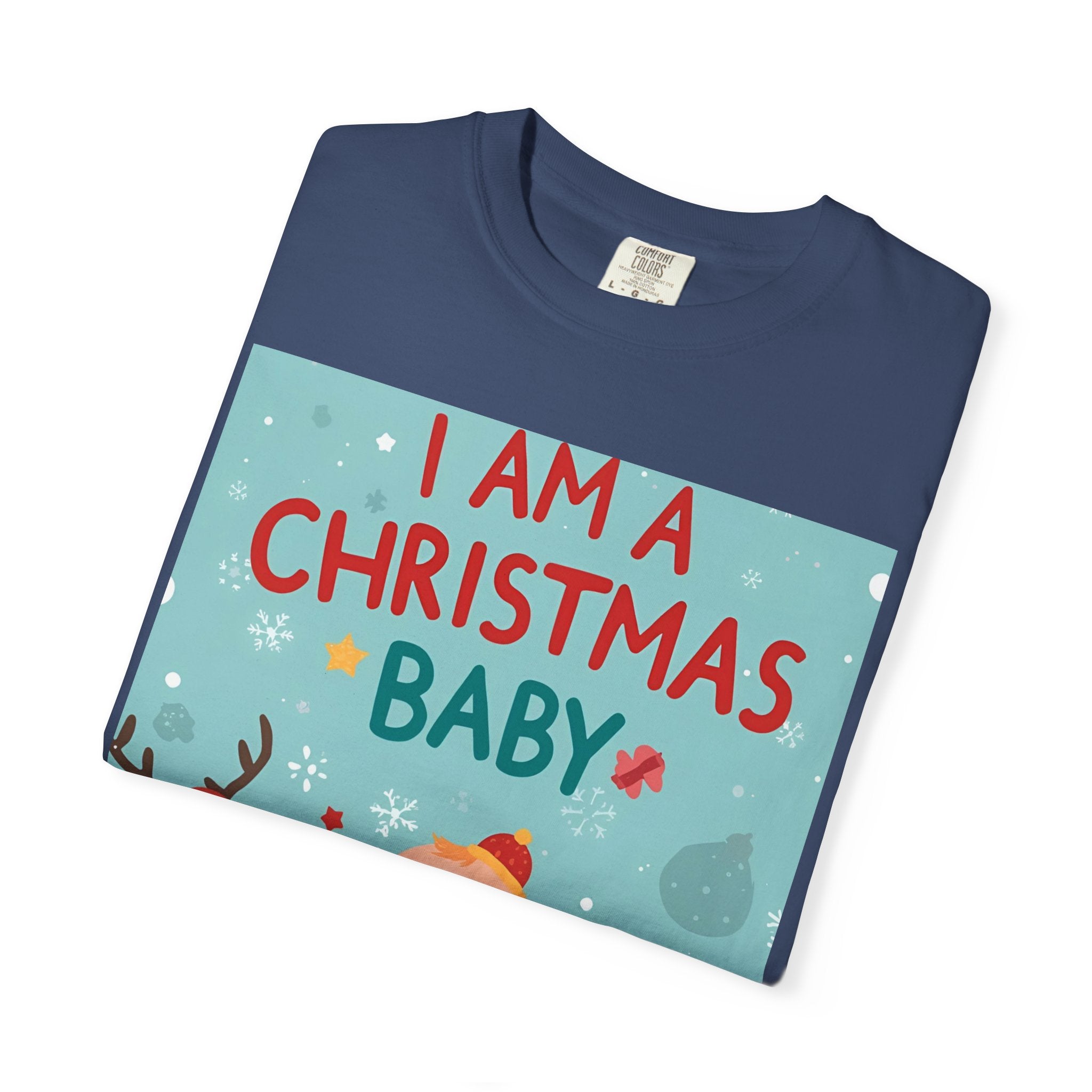 Christmas Baby T-shirt, Cute Christmas Shirt, Holiday Gift, Family Matching Tee, Unisex Kids Christmas Apparel, Baby's First Christmas