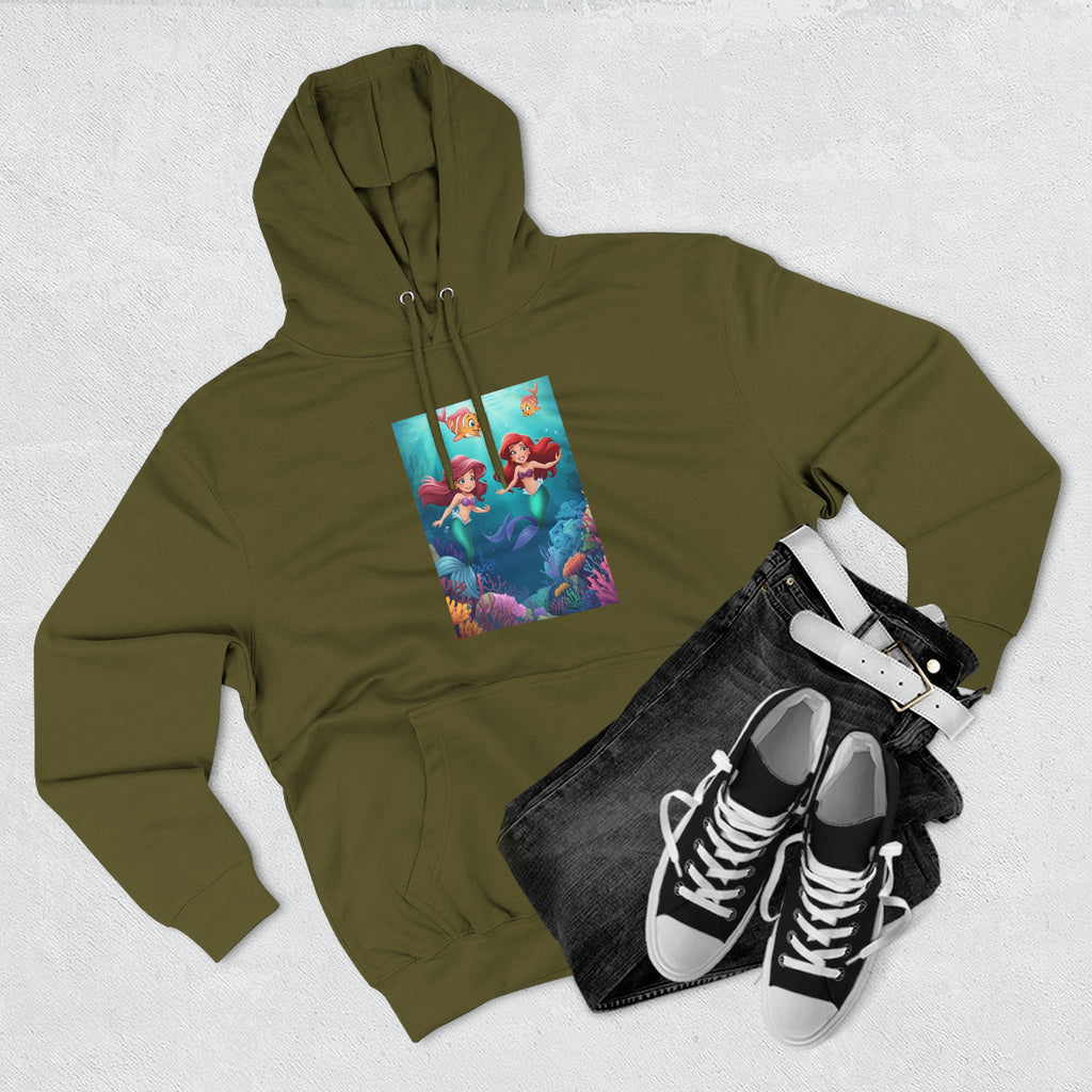 Mermaid Three-Panel Fleece Hoodie