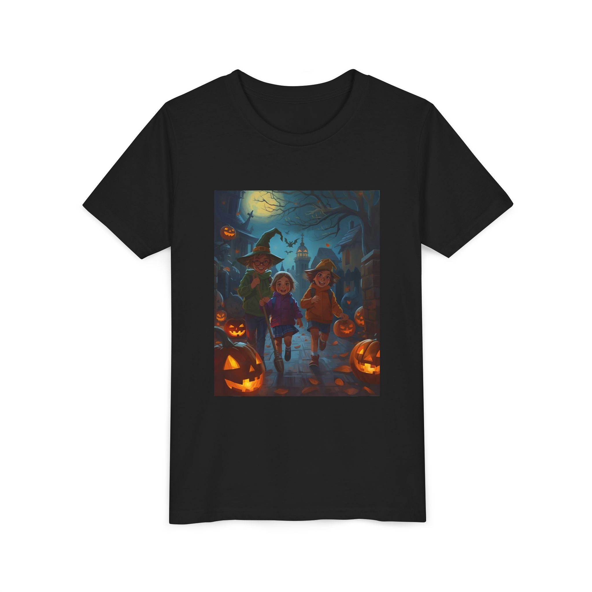 Spooky Halloween Youth Tee | Fun Kids Shirt for Halloween Parties, Trick-or-Treating, Fall Celebrations, Spooky Vibes, Cute Costumes