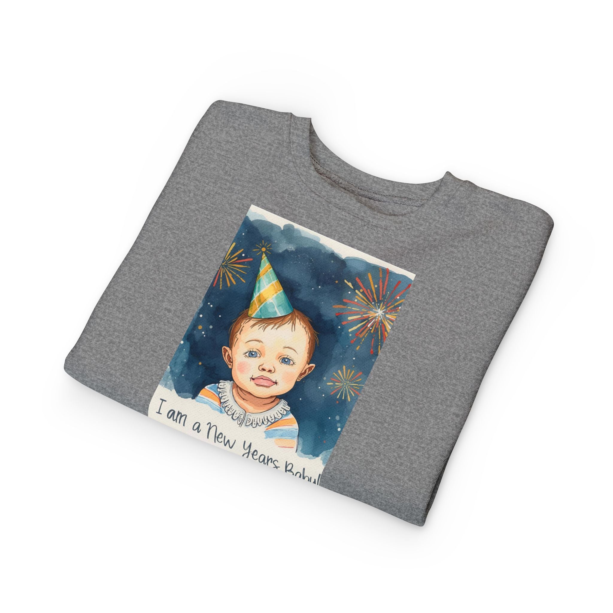 I Am A New Years Baby Toddler Sweatshirt