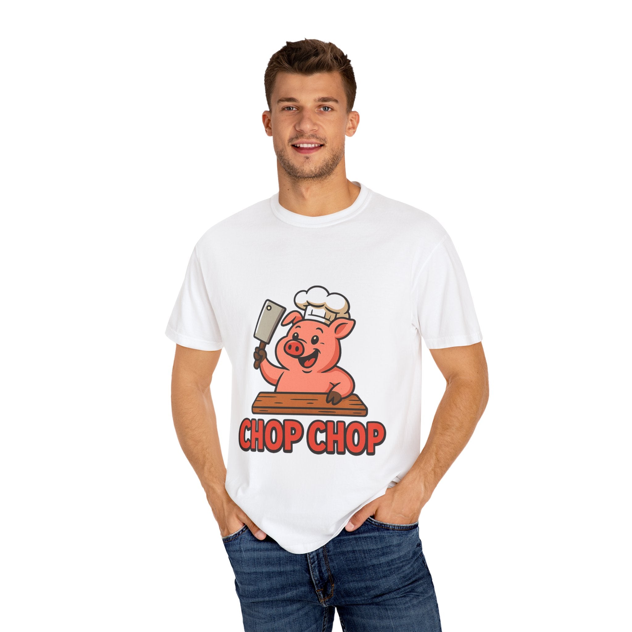 Funny Chef Pig T-shirt, Humorous Cooking Shirt, Gift for Food Lovers, BBQ Master Tee, Fun Kitchen Apparel