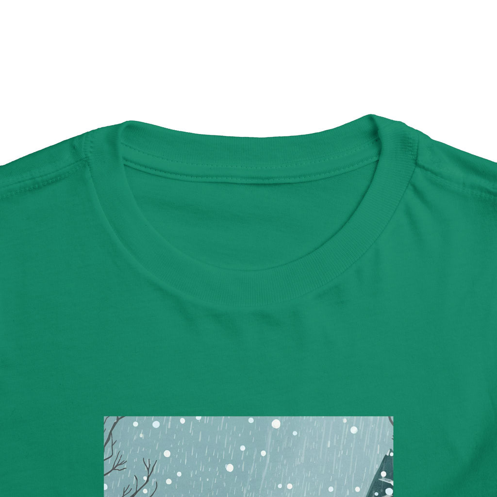 Festive Christmas Snowman Toddler Short Sleeve Tee