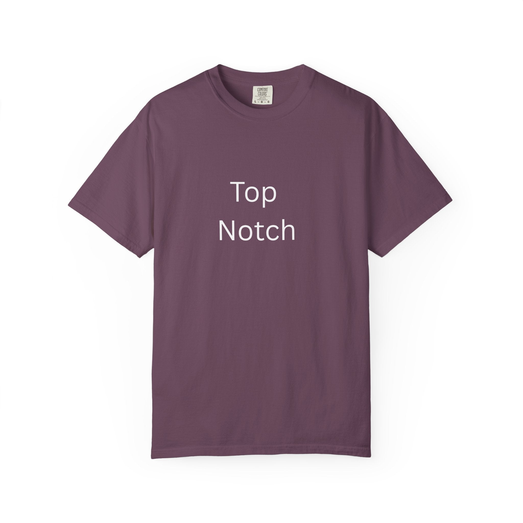 Top Notch Garment-Dyed T-Shirt - Casual Comfort, Everyday Wear, Eco-Friendly, Unisex Style, Gift for Friends