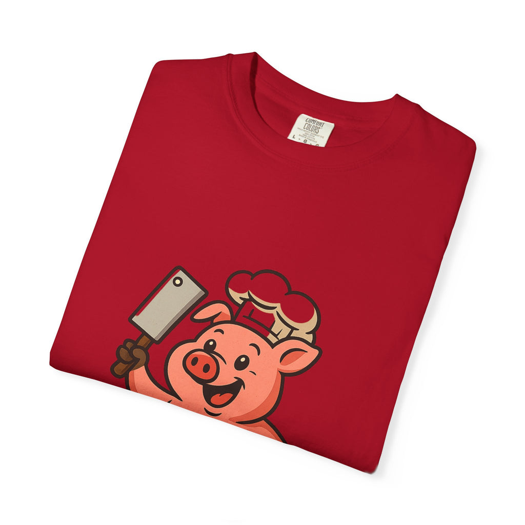 Funny Chef Pig T-shirt, Humorous Cooking Shirt, Gift for Food Lovers, BBQ Master Tee, Fun Kitchen Apparel