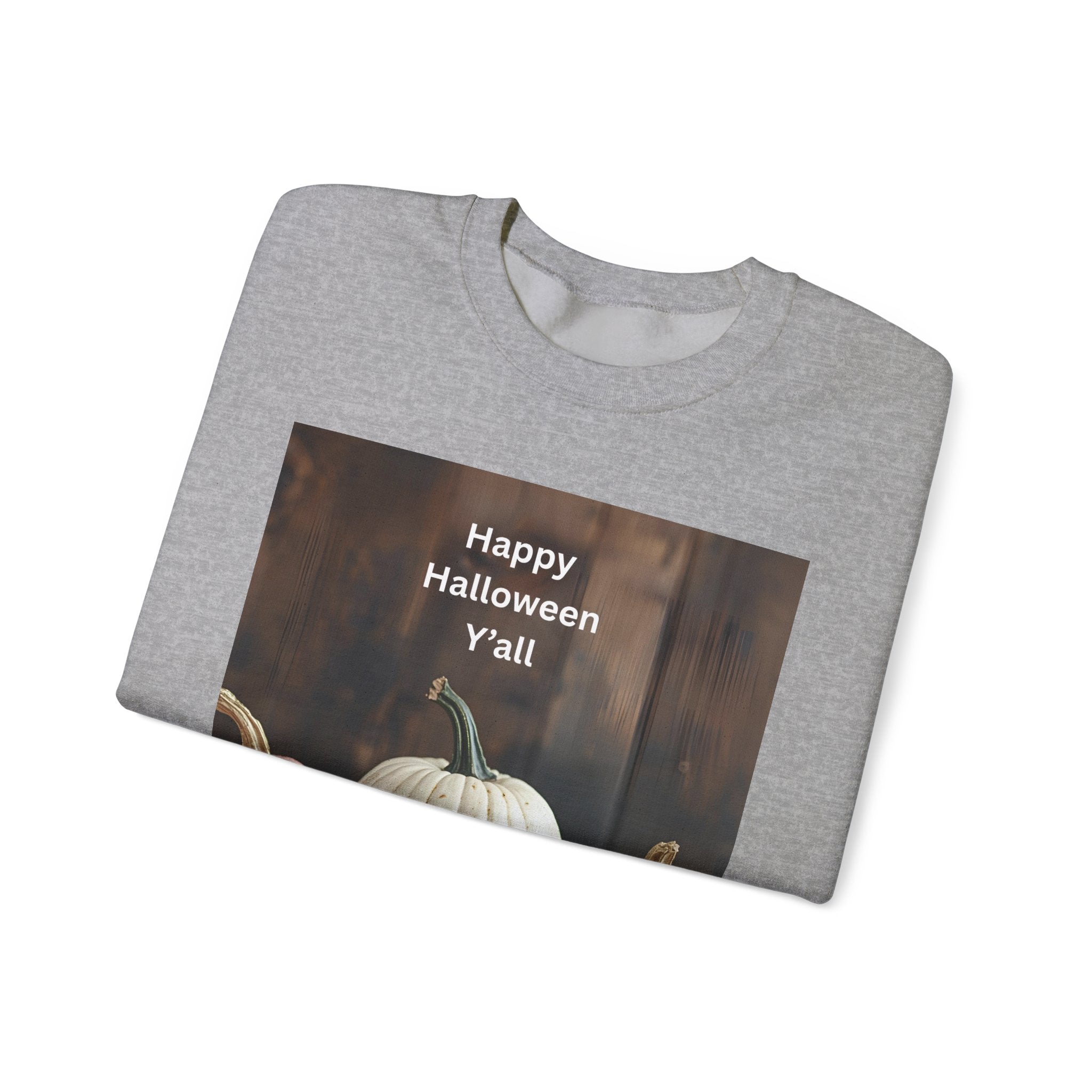 Halloween Pumpkin Sweatshirt, Fall Fashion, Cozy Crewneck, Unisex Apparel, Halloween Gift, Seasonal Style