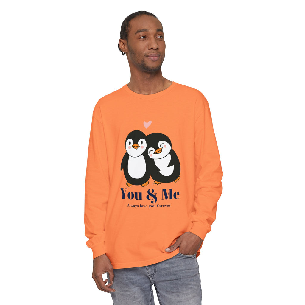 Adorable Penguin Love Long Sleeve T-Shirt | Cute Couples Gift, Valentine's Day Apparel, Matching Tees, Cozy Date Night Wear, [...]