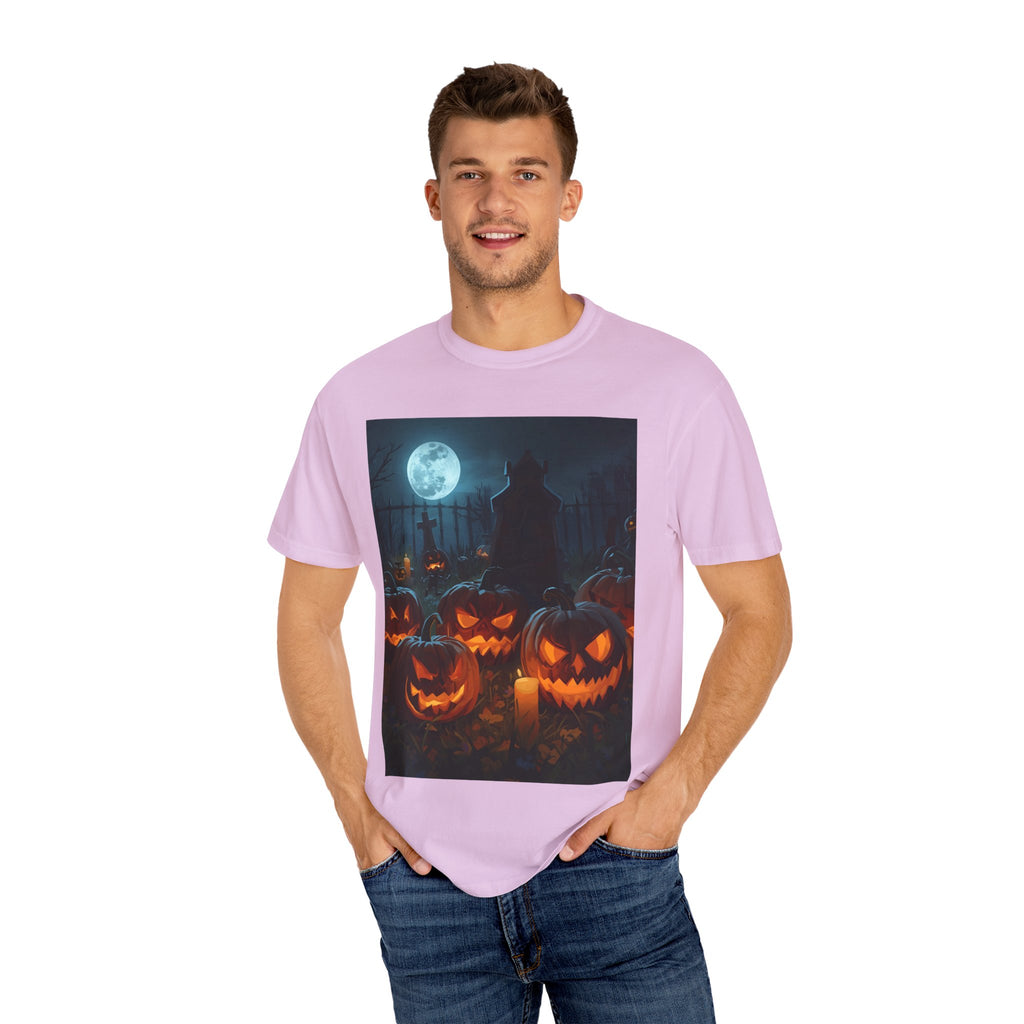 Halloween Pumpkin Unisex T-Shirt, Spooky Shirt, Fall Apparel, Halloween Costume, Casual Wear, Party Shirt