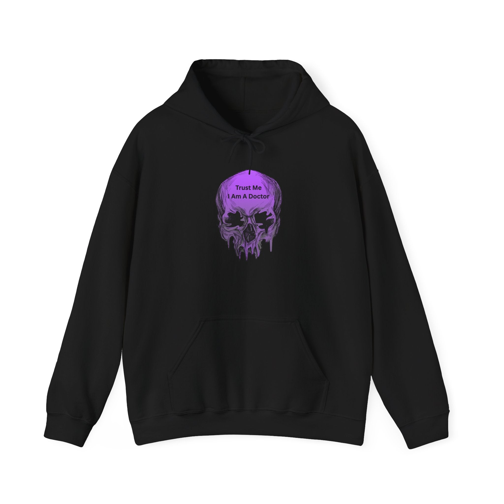 Skull Graphic Hoodie - Trust Me I Am A Boosted Spirit, Cozy Sweatshirt for Halloween, Casual Wear, Unique Gift