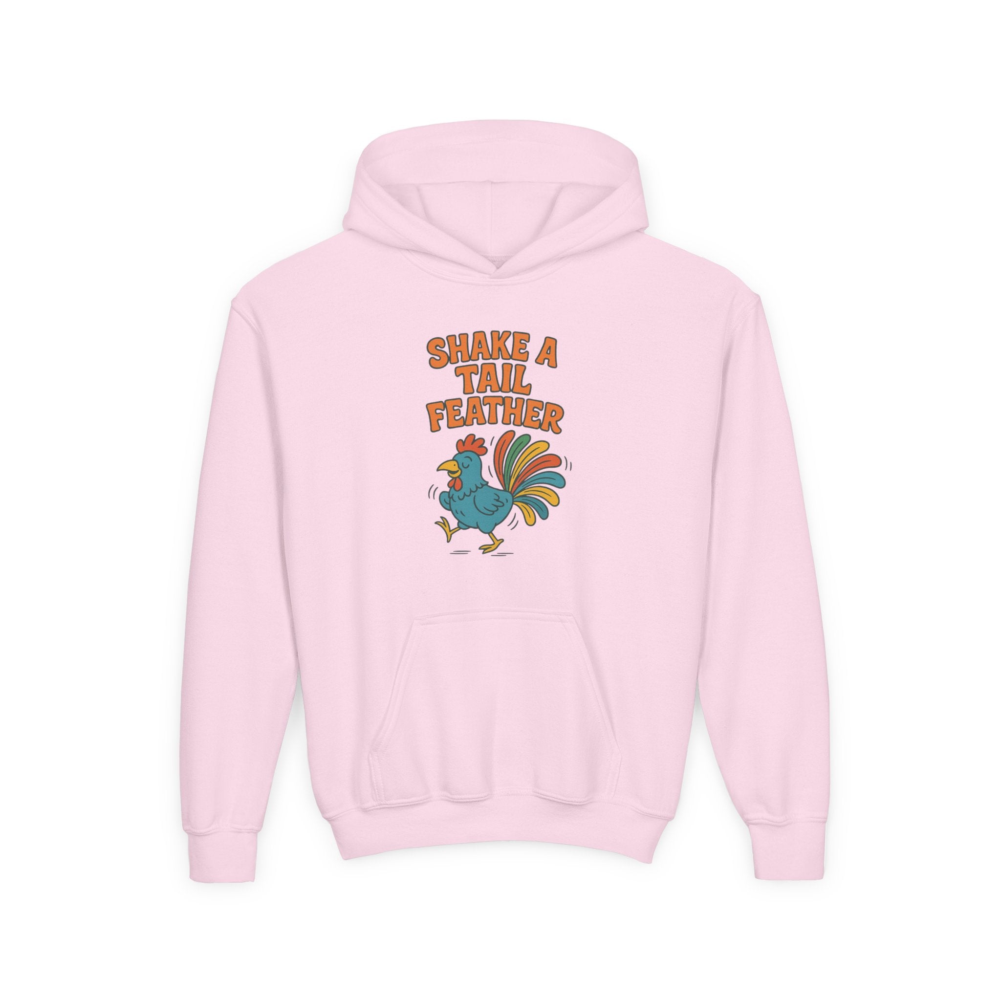 Shake A Tail Feather Youth Heavy Blend Hooded Sweatshirt