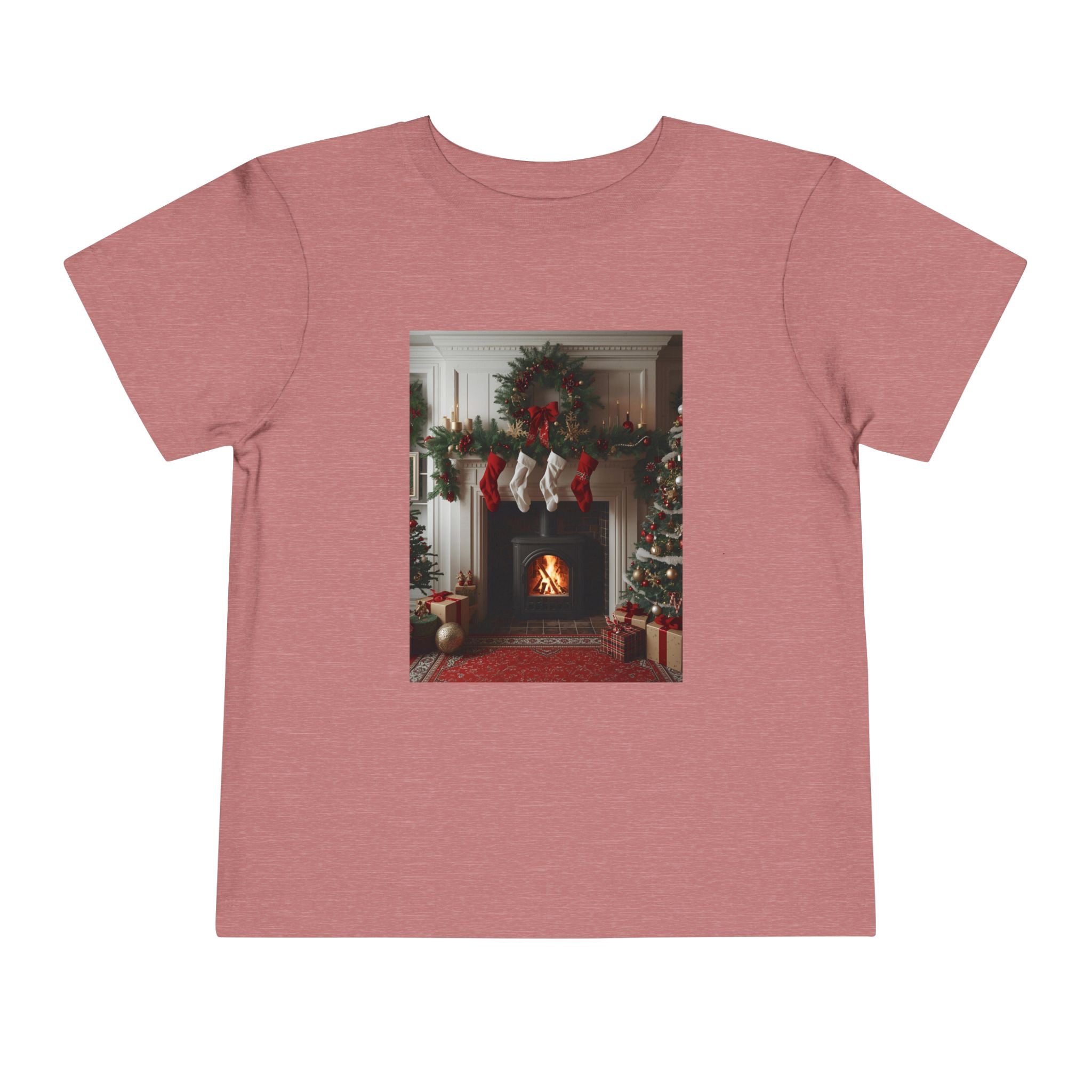 Cozy Christmas Toddler Tee, Holiday Kids Shirt, Cute Winter Tee, Toddler Christmas Outfit, Festive Short Sleeve Shirt