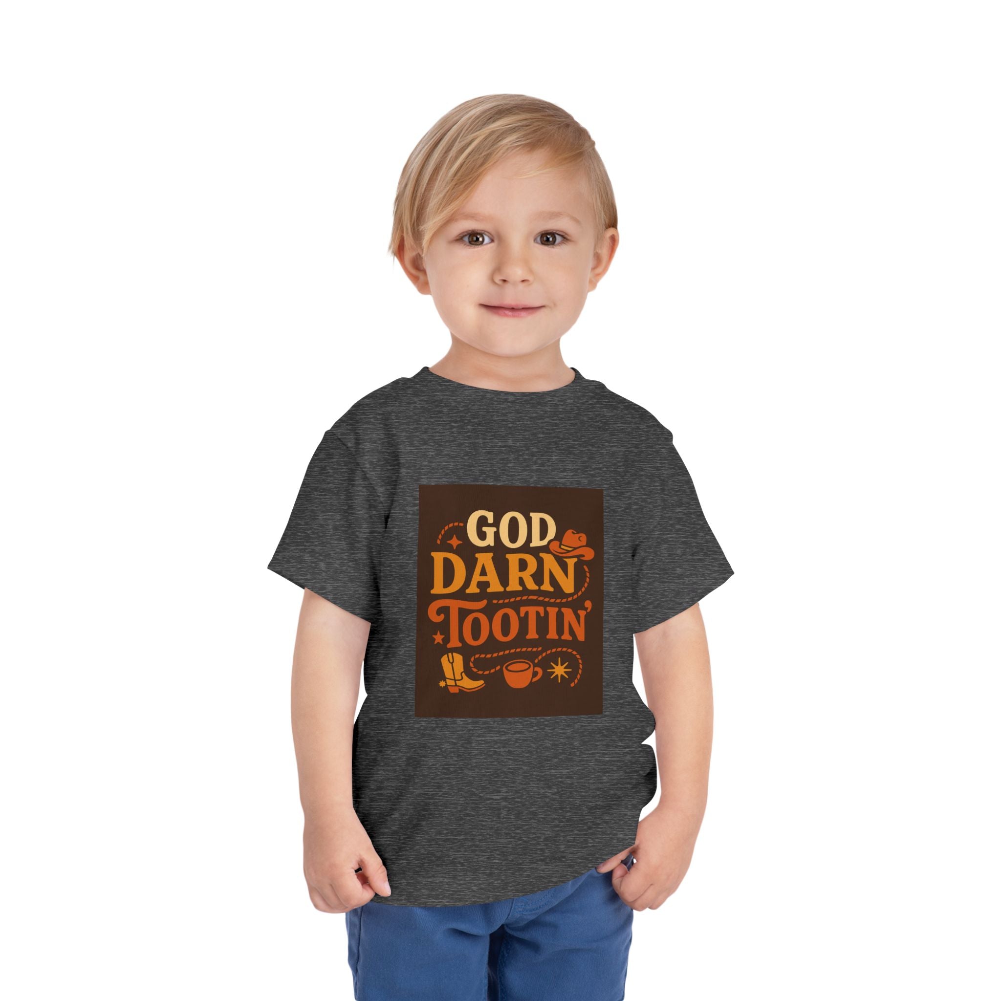 God Darn Tootin Toddler Short Sleeve Tee