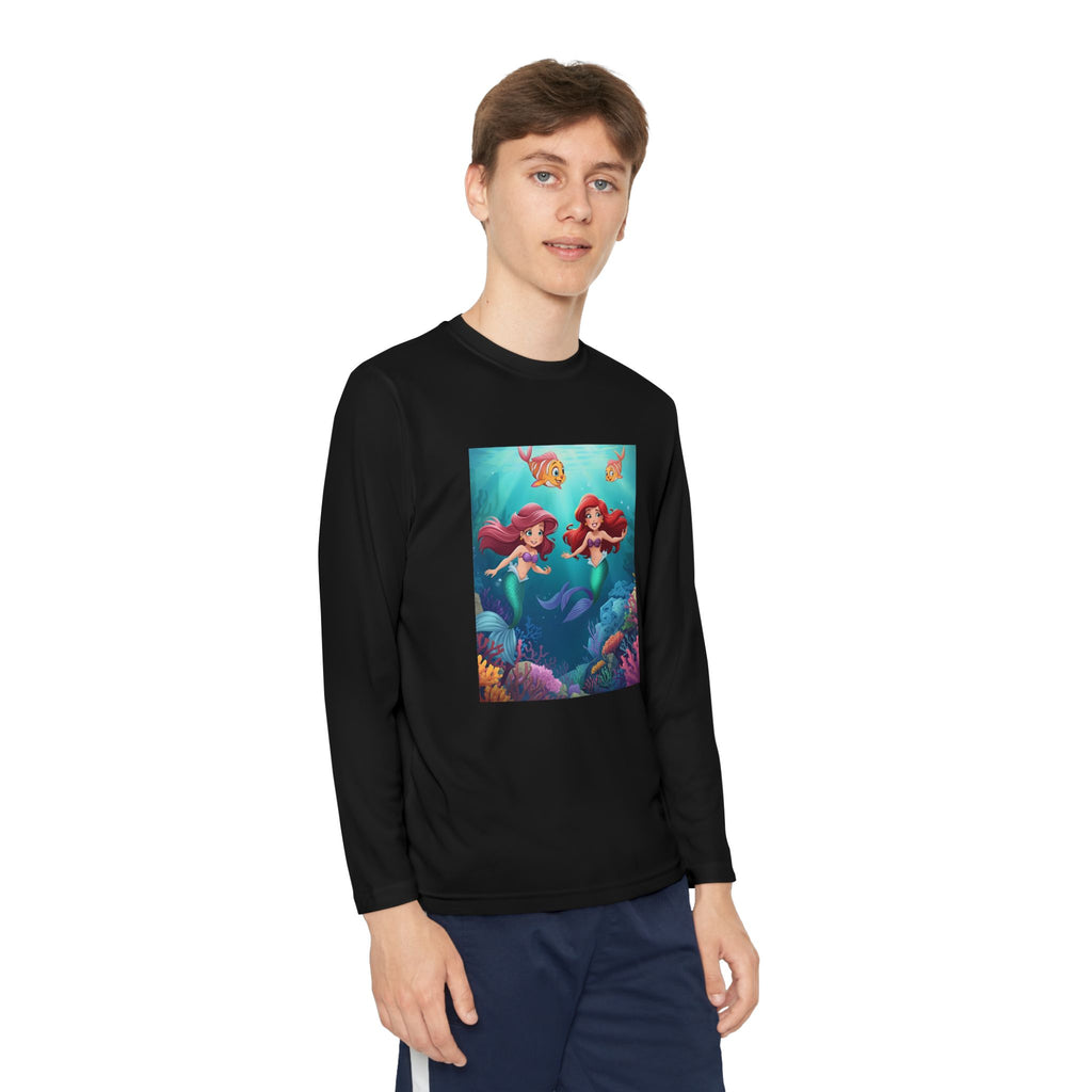 Mermaid Youth Long Sleeve Competitor Tee