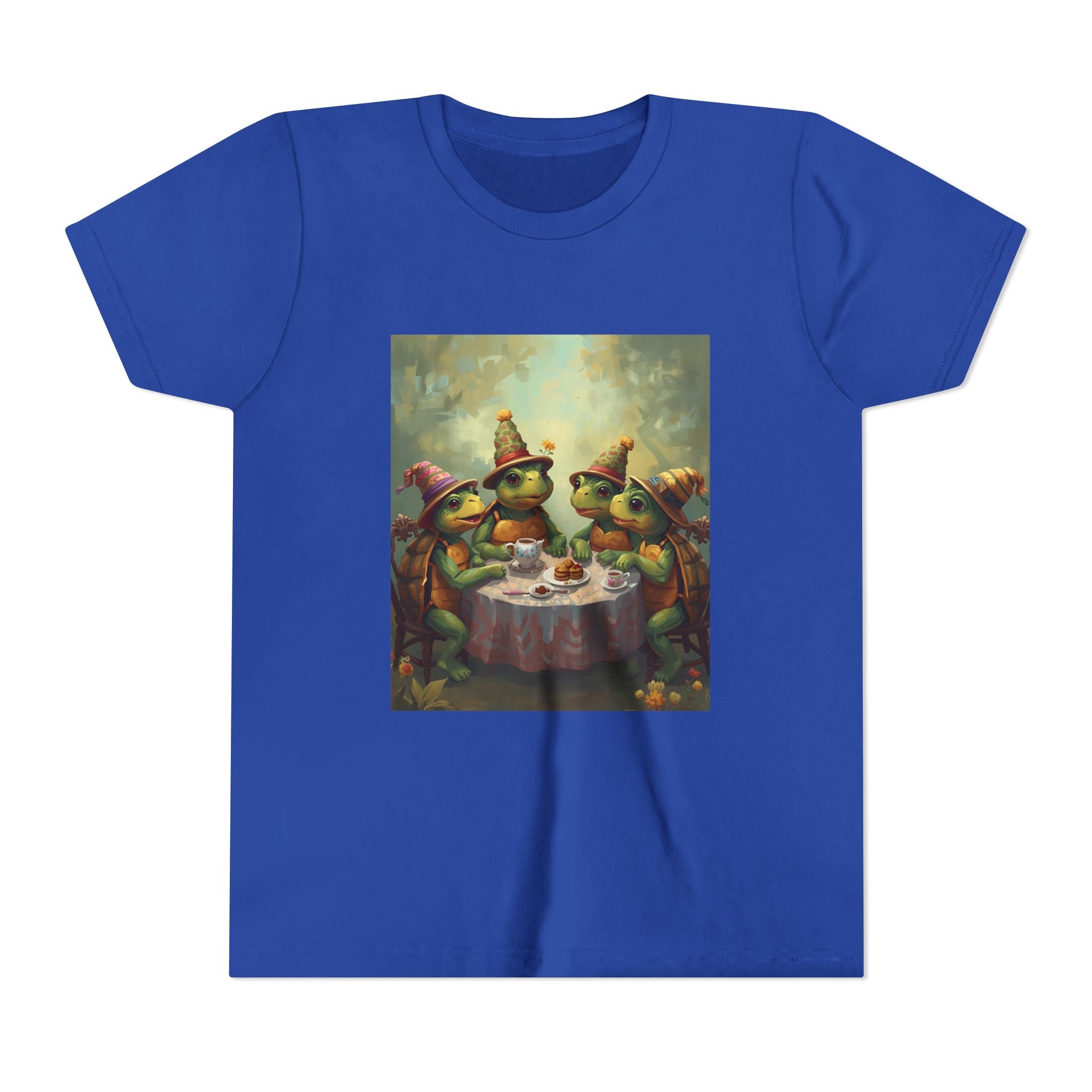 Whimsical Turtle Youth Short Sleeve Tee