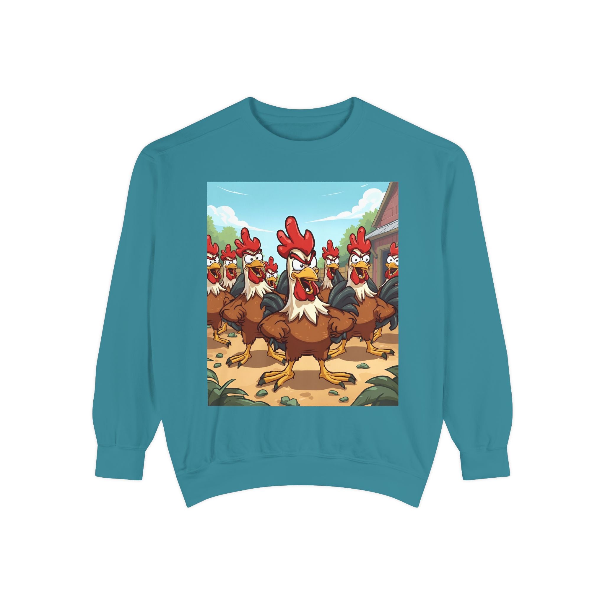 Chicken Funny Unisex Garment-Dyed Sweatshirt