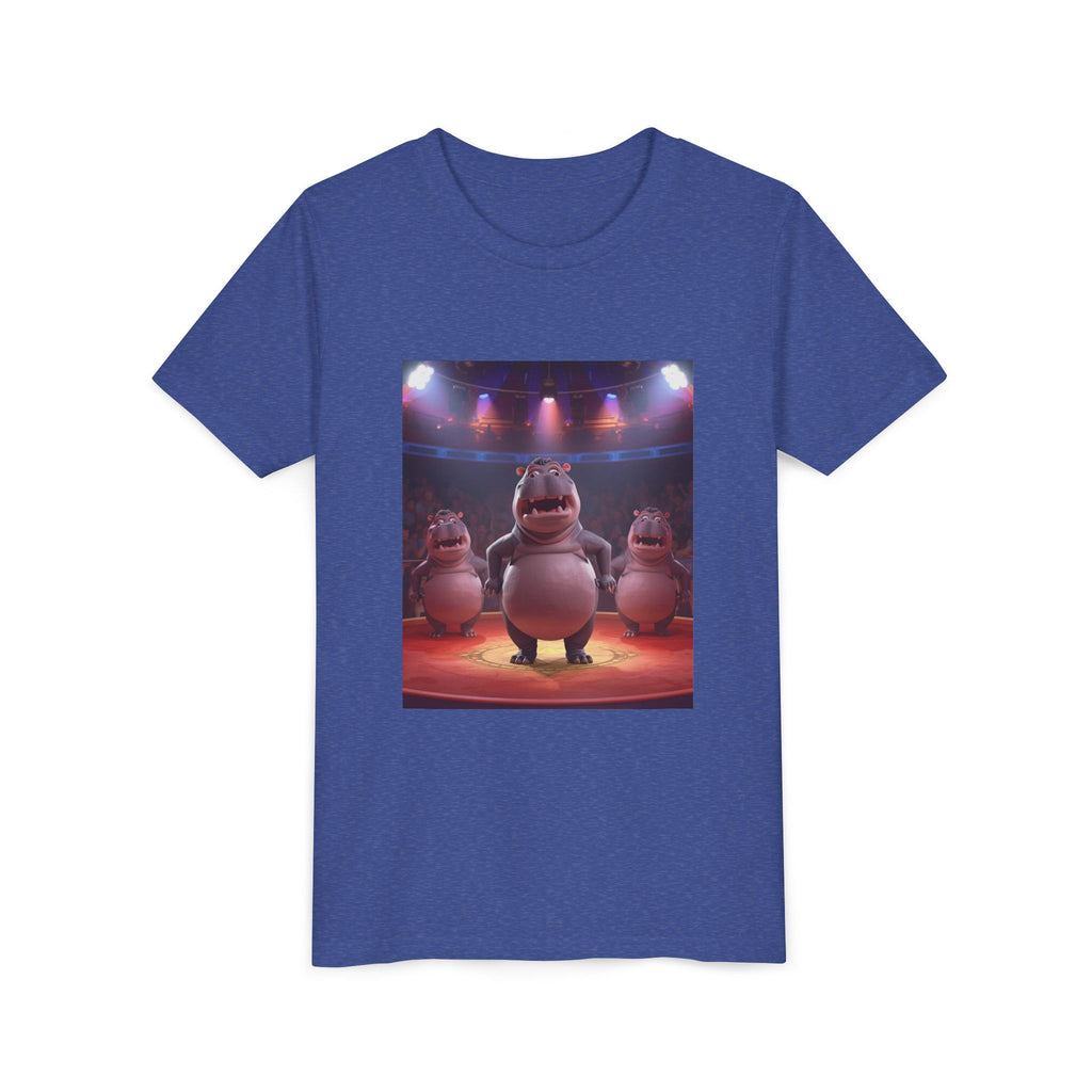 Hippo Funny Youth Short Sleeve Tee